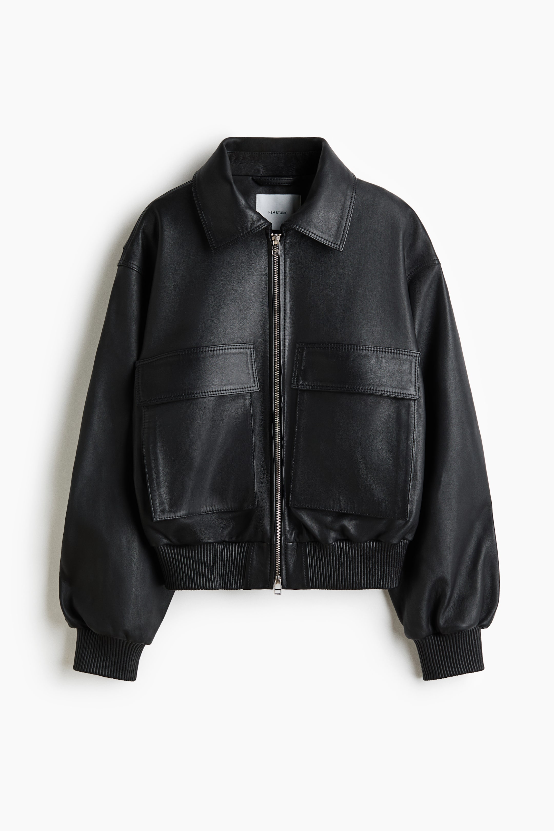 View larger image: Leather jacket - Black - Ladies | H&M 6
