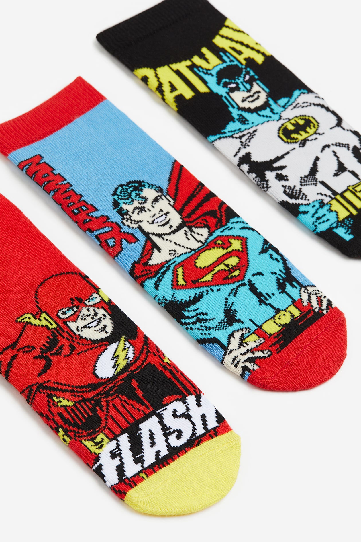 5-pack-patterned-socks-red-justice-league-kids-h-m-ca