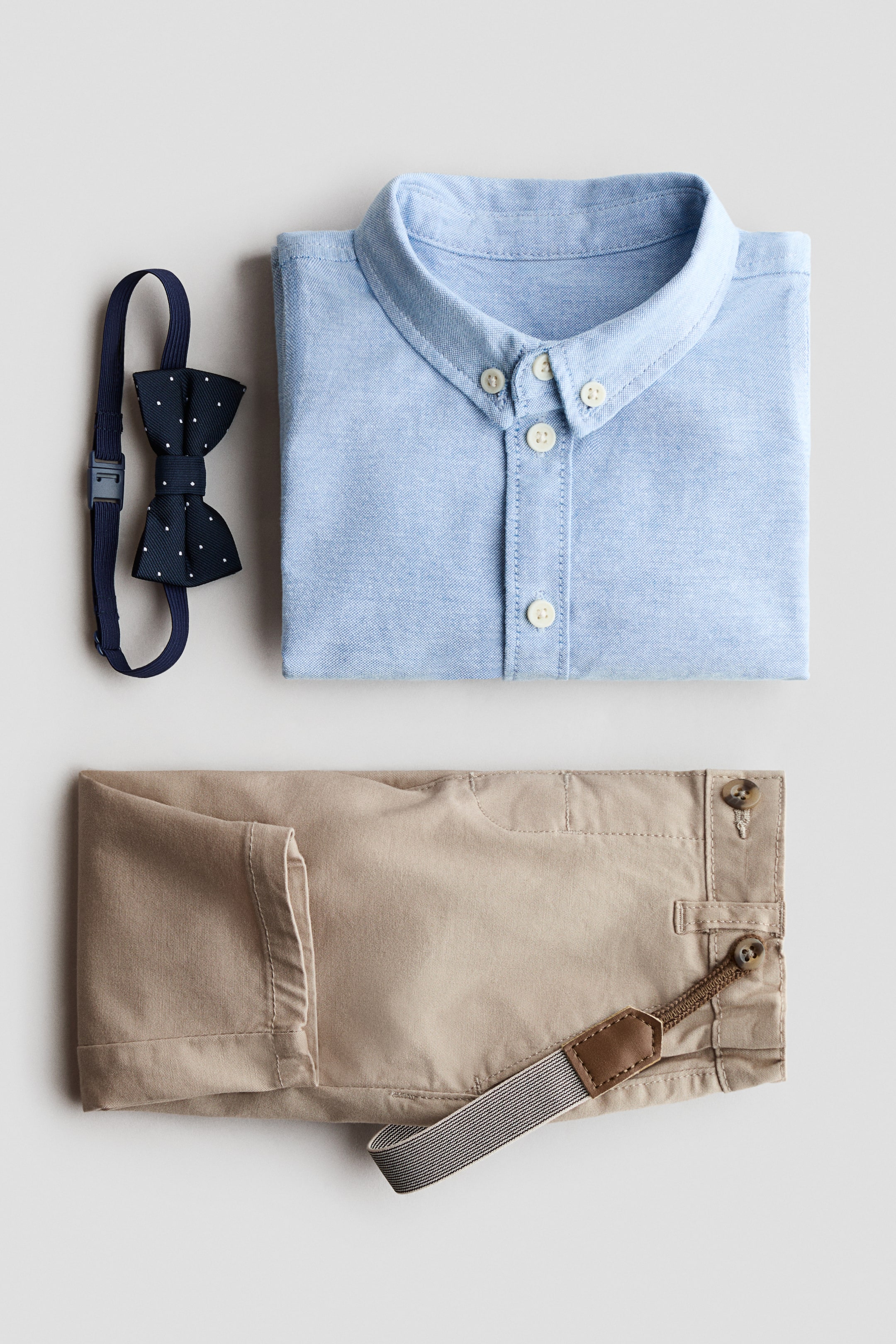 View larger image: 3-piece dressy set - Light blue/Beige - Kids | H&M IN 2