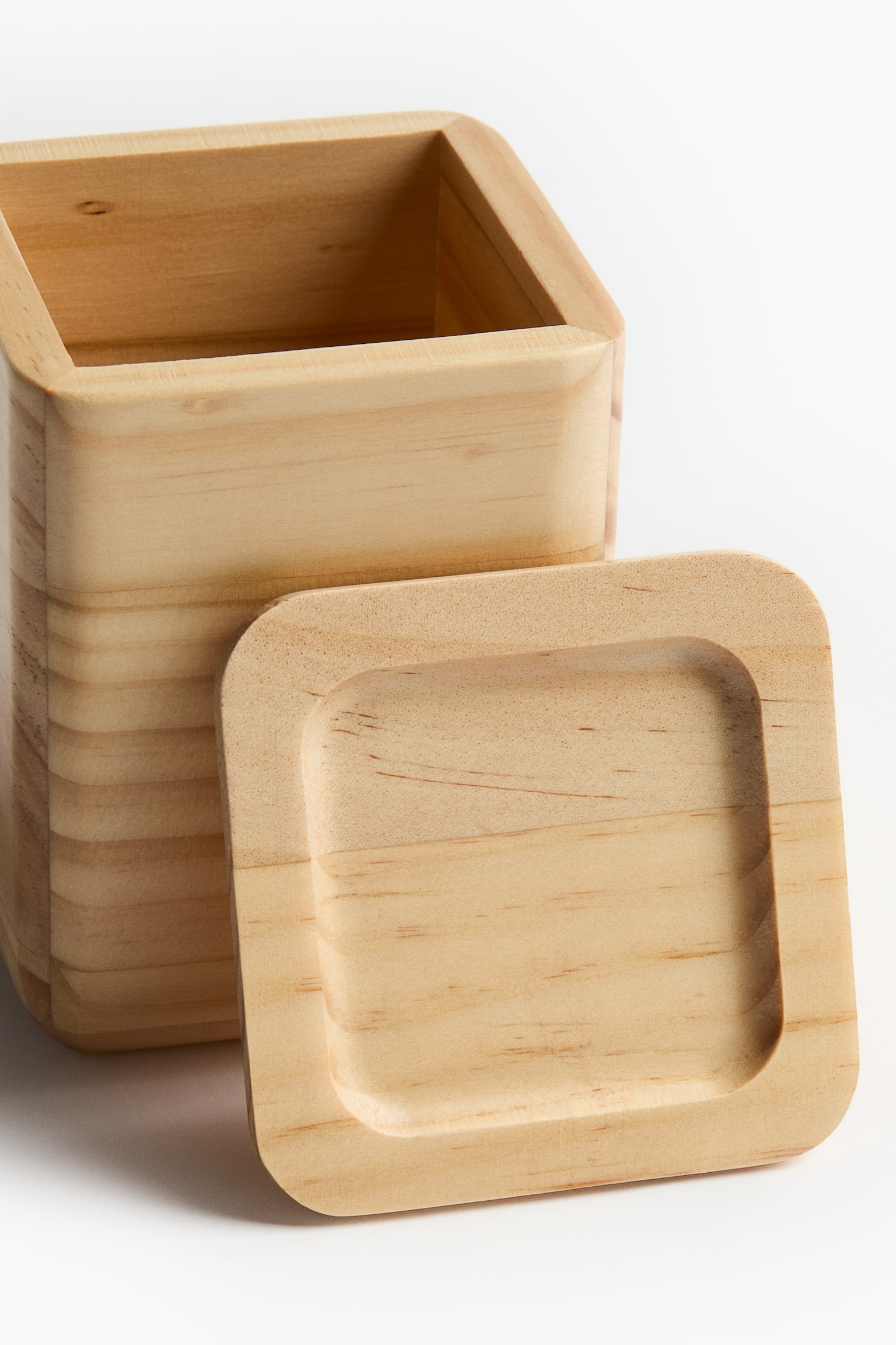 Kleine Aufbewahrungsbox aus Holz - Beige/Braun - 3