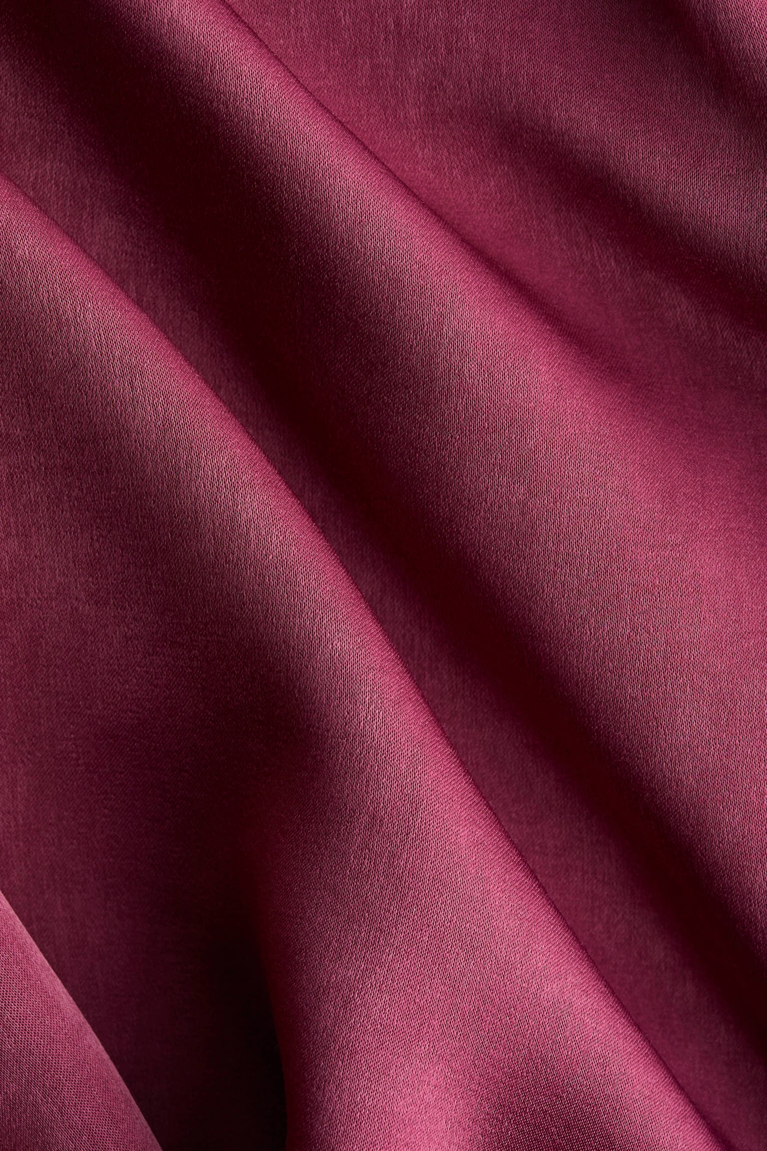 Женское платье H&M Halterneck Satin, цвет: Бордовый — фото 2