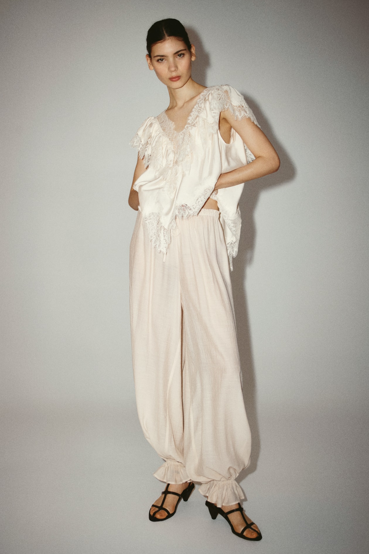 Lace-Trimmed Blouse - image 3