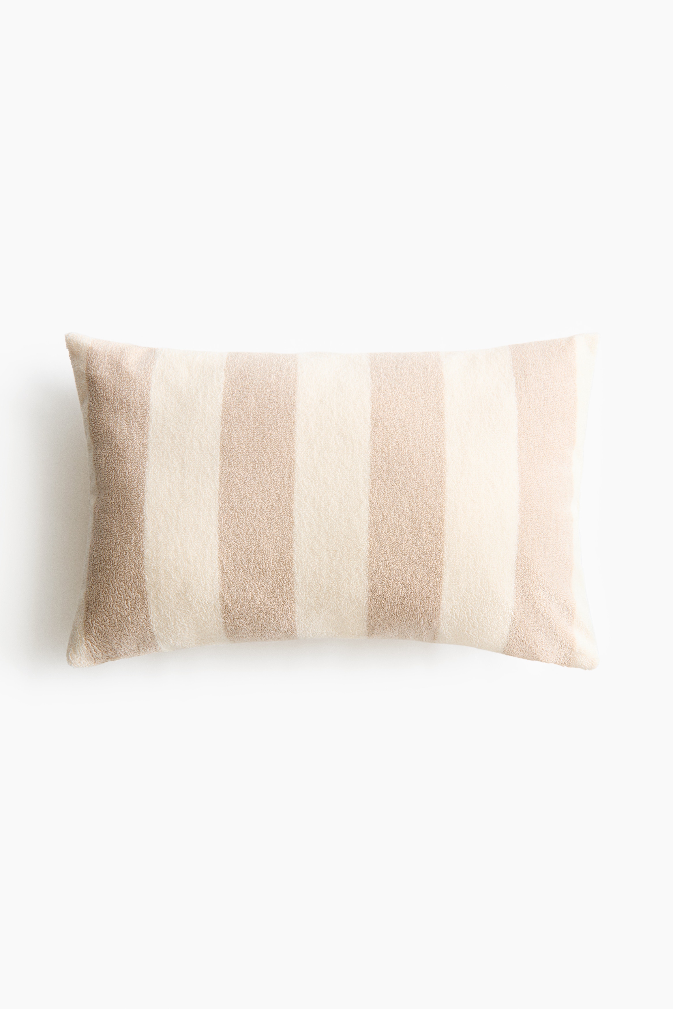 Badstof strandkussen - Beige/gestreept/Donkergroen/gestreept/Blauw/gestreept/Wit/donkerbruin gestreept/Geel/gestreept/Oranje/gestreept