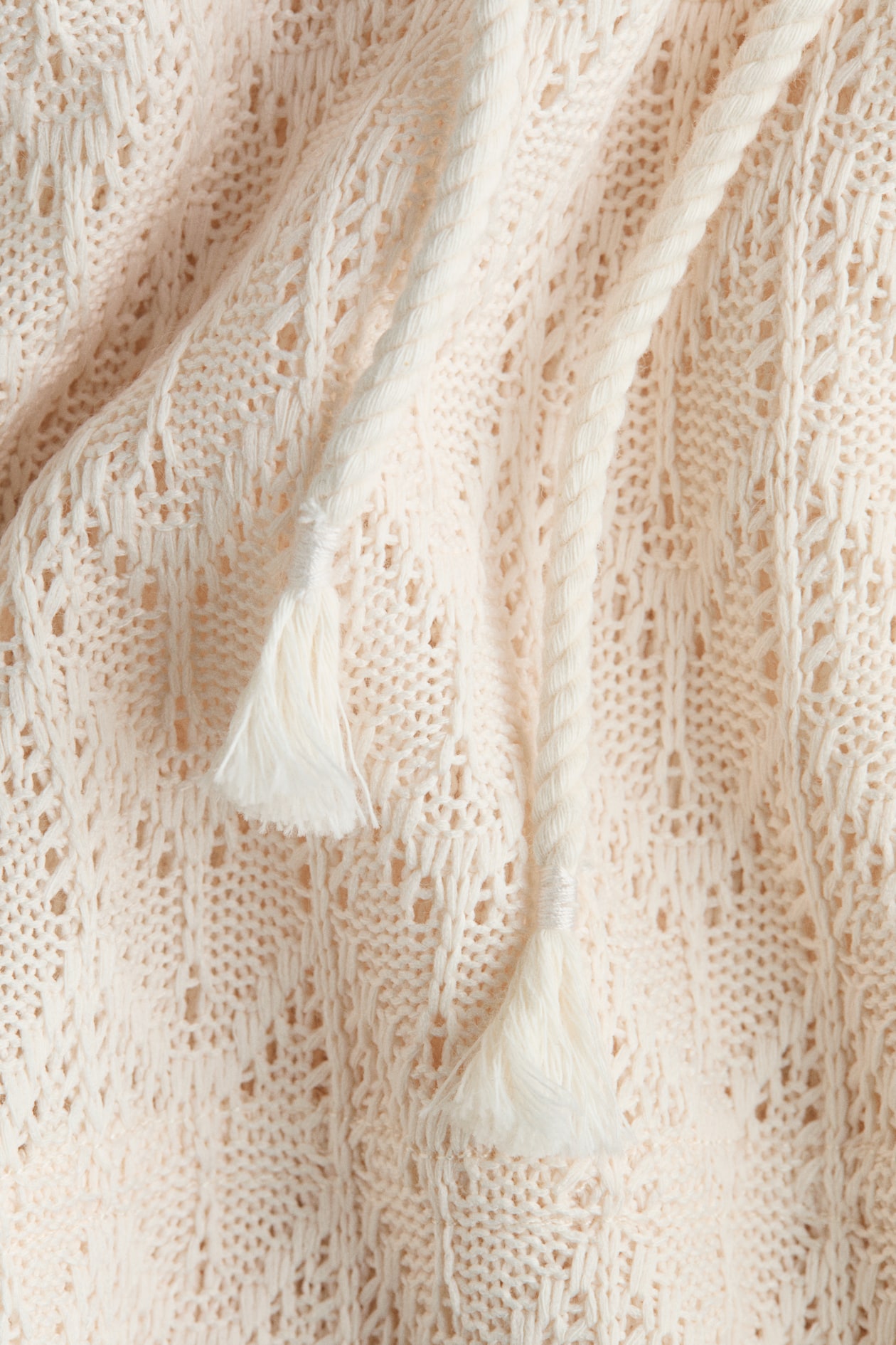 MAMA Pointelle-Knit Drawstring Shorts - image 2