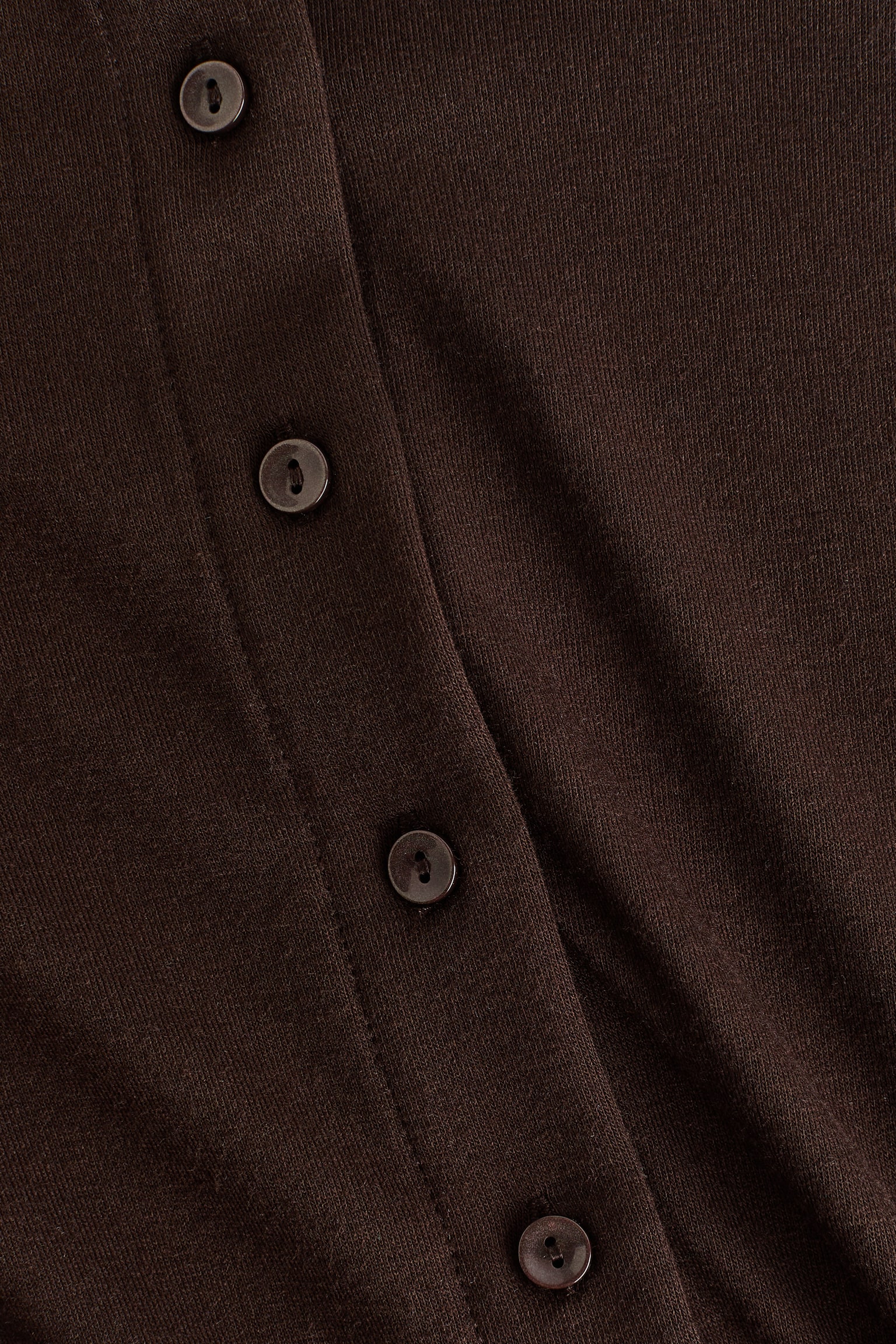 Jersey cardigan - Dark brown/Black/Dark grey marl - 2