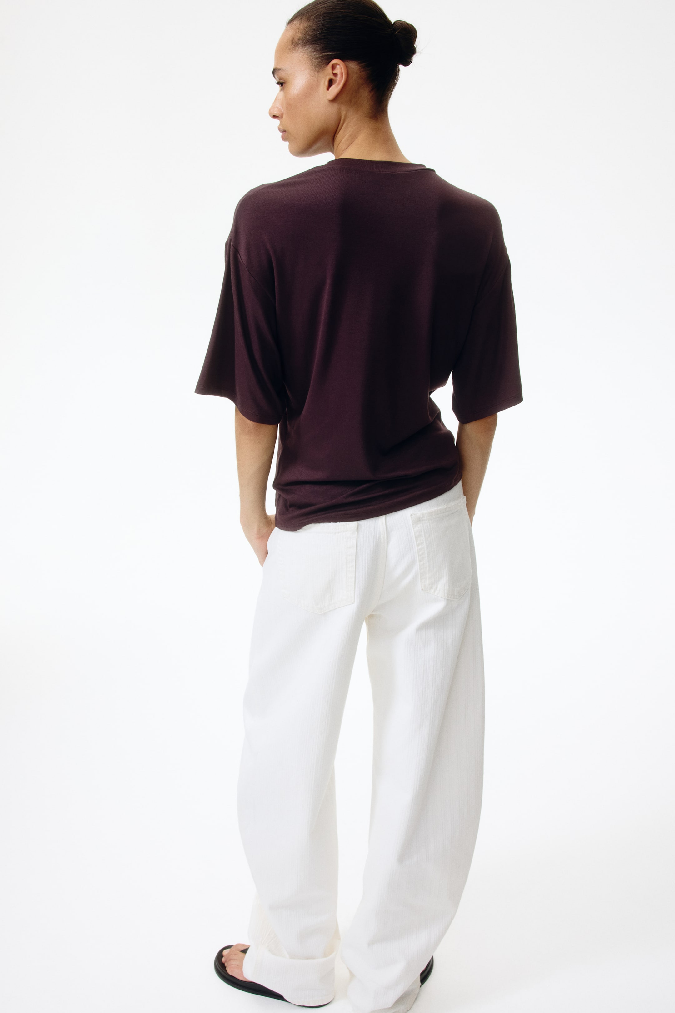 Draped Viscose Top
