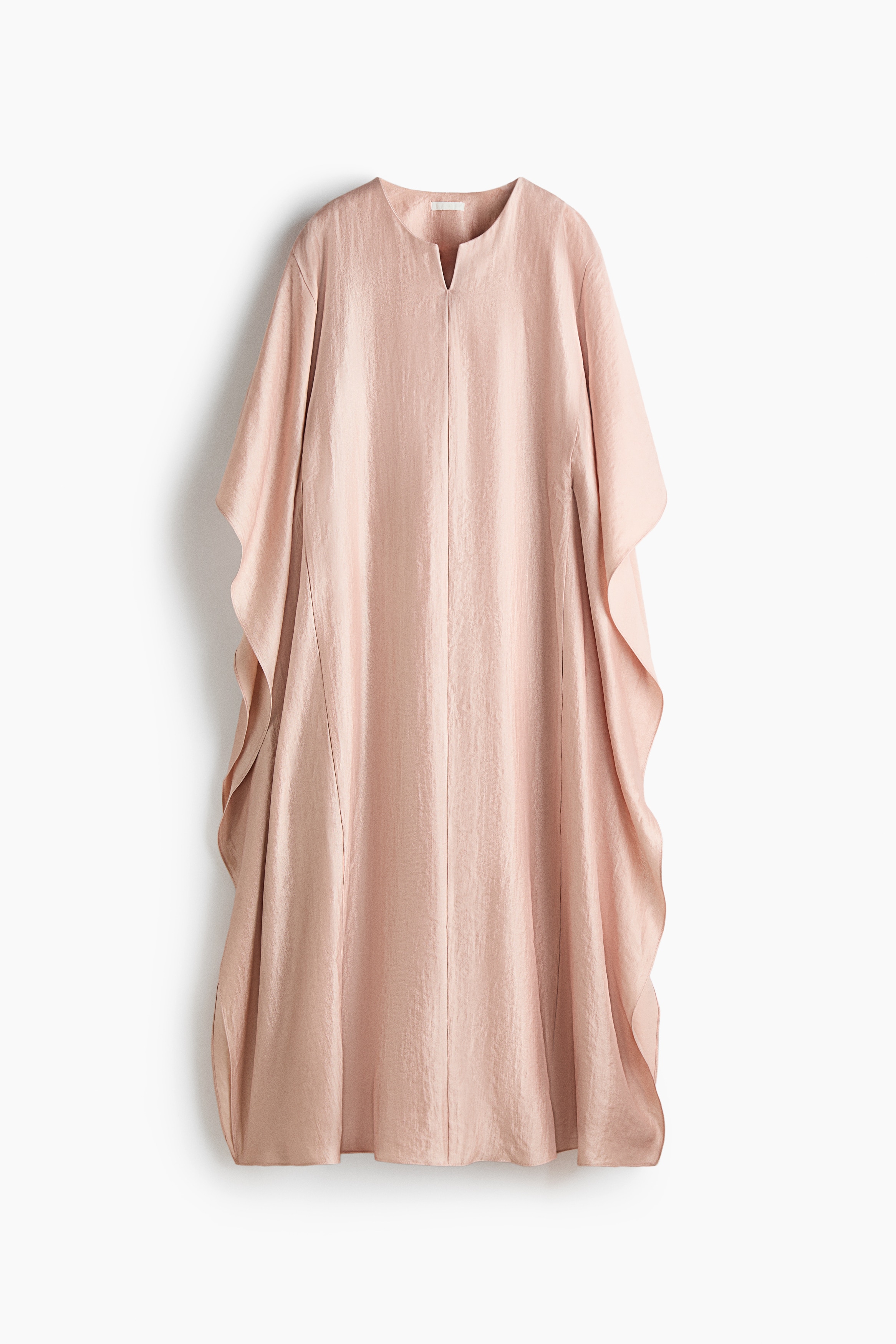 Shimmering kaftan dress - Powder pink