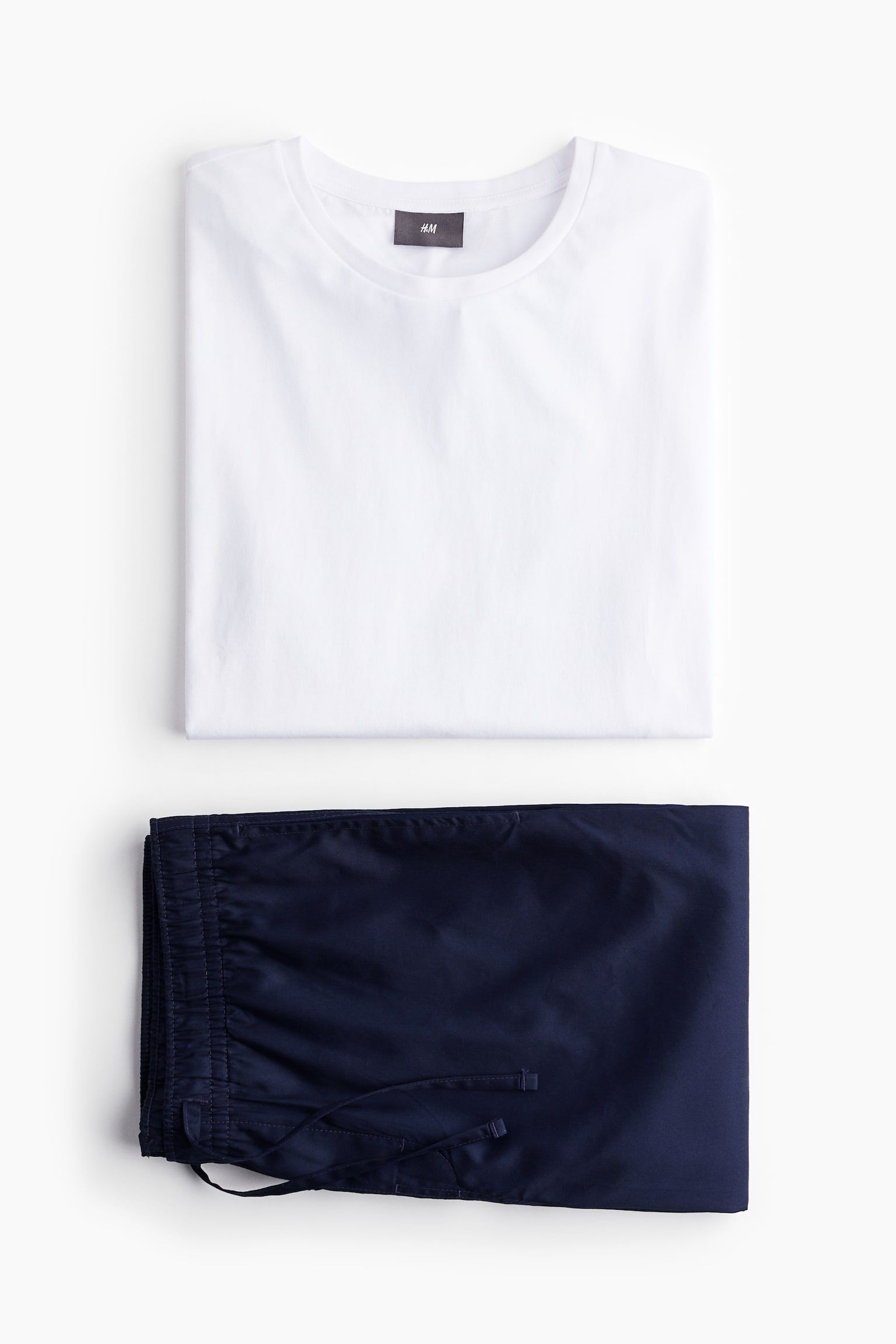 Pyjamas - Navy blue/White/Grey marl/Dark grey - 2