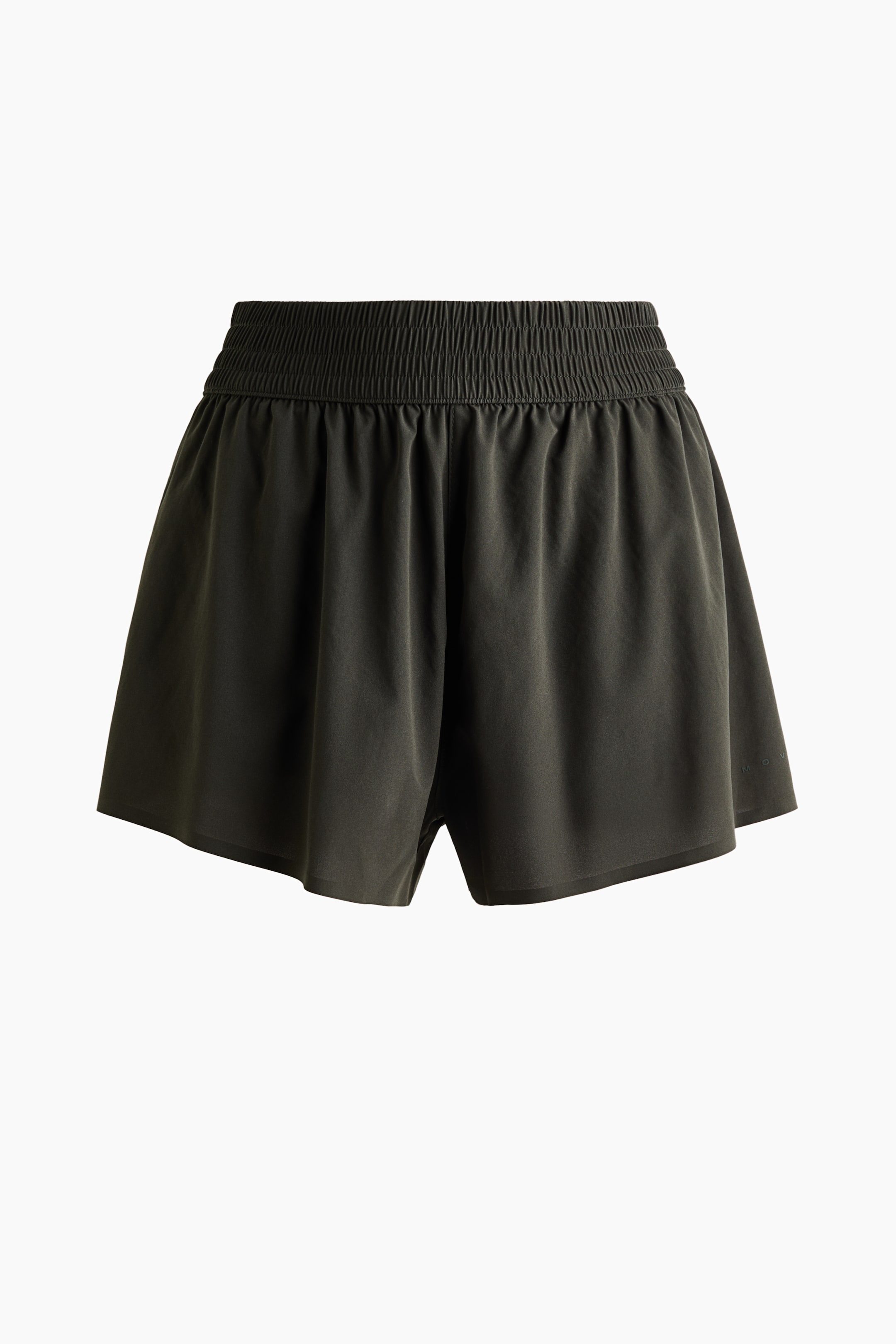 Layered Sports Shorts with Pocket