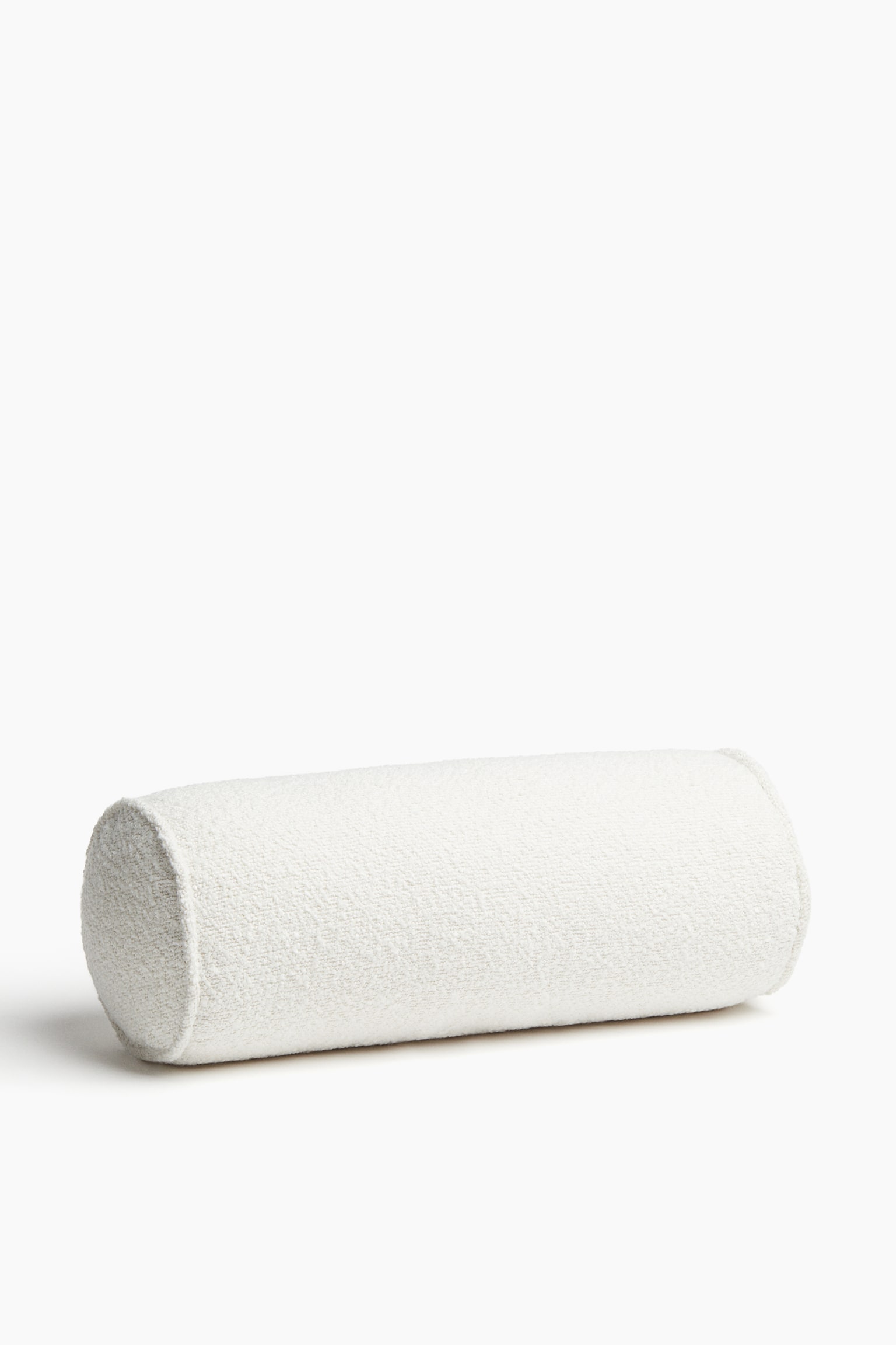 Bouclé bolster - White - 1