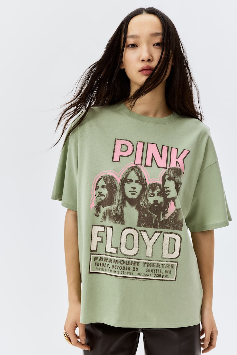 T-shirt oversize imprimé