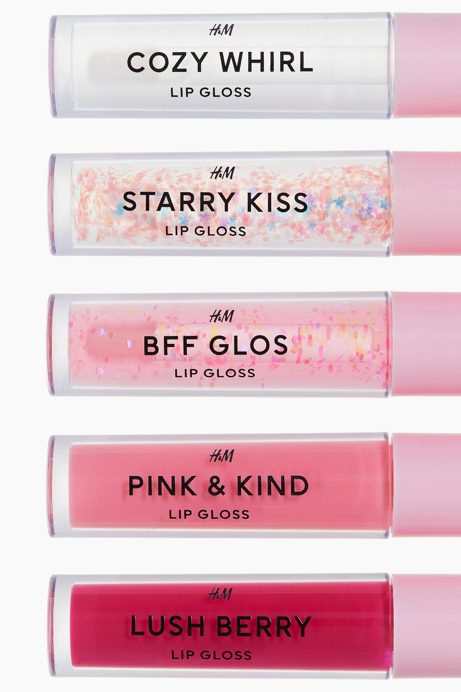 5-pack lip glosses - Light pink - 2