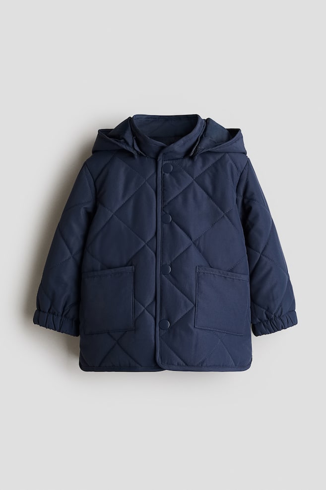 Quilted jacket - Navy blue/Light pink/Navy blue/Light pink - 1