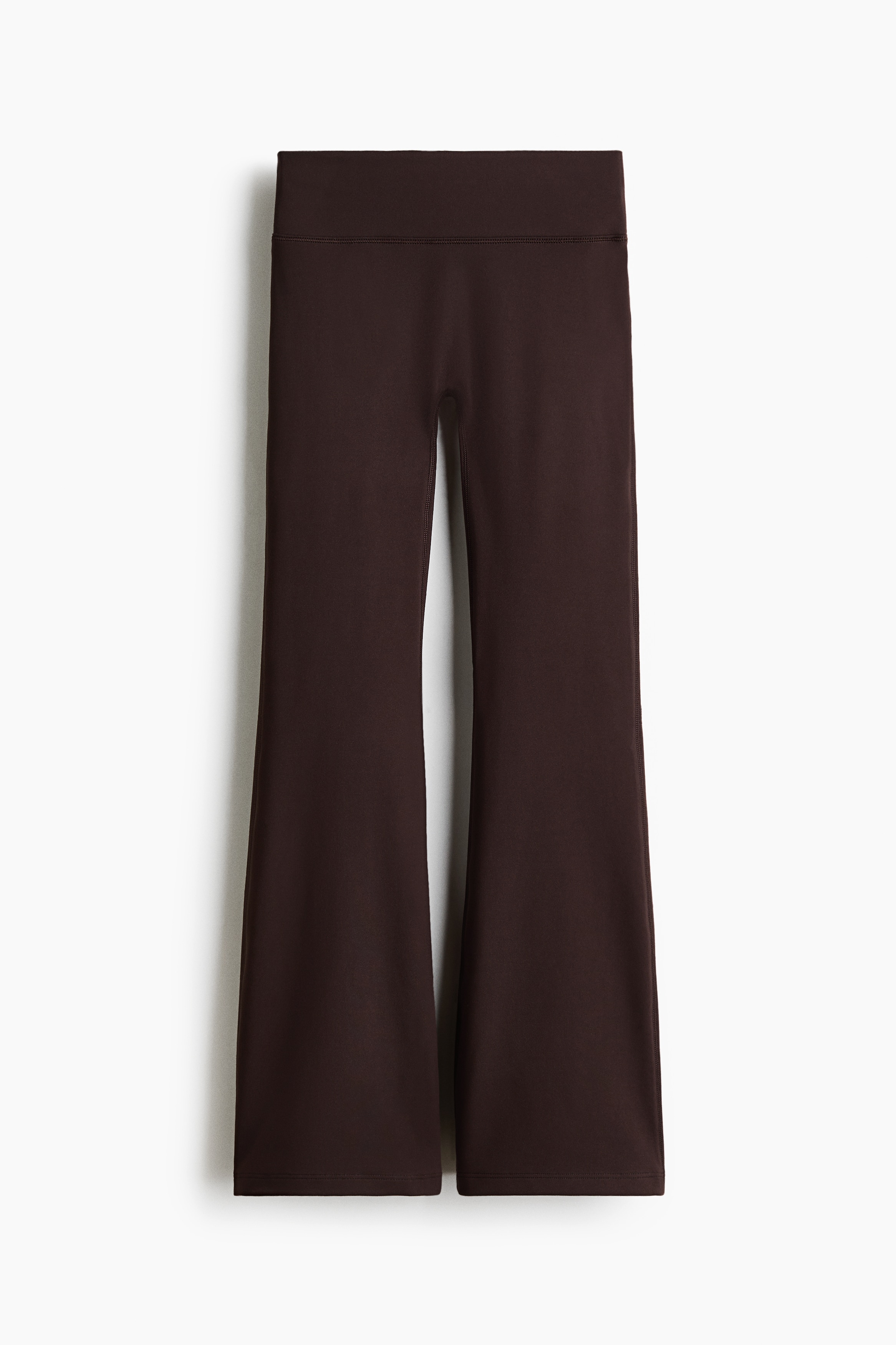 Flared yogalegging met SoftMove™ - Donkerbruin/Lichtroze/Zwart