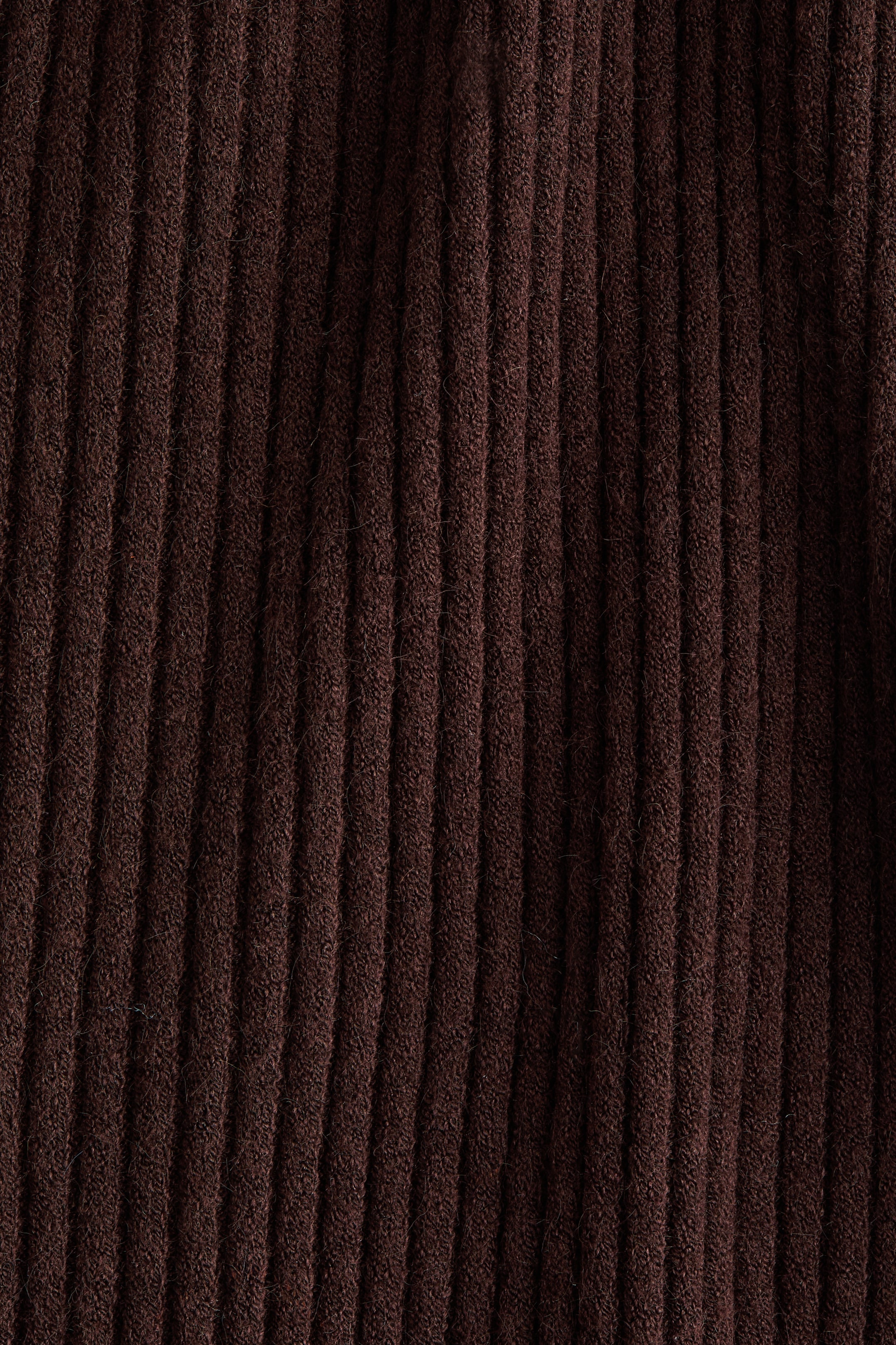 Pantalon large en tricot côtelé