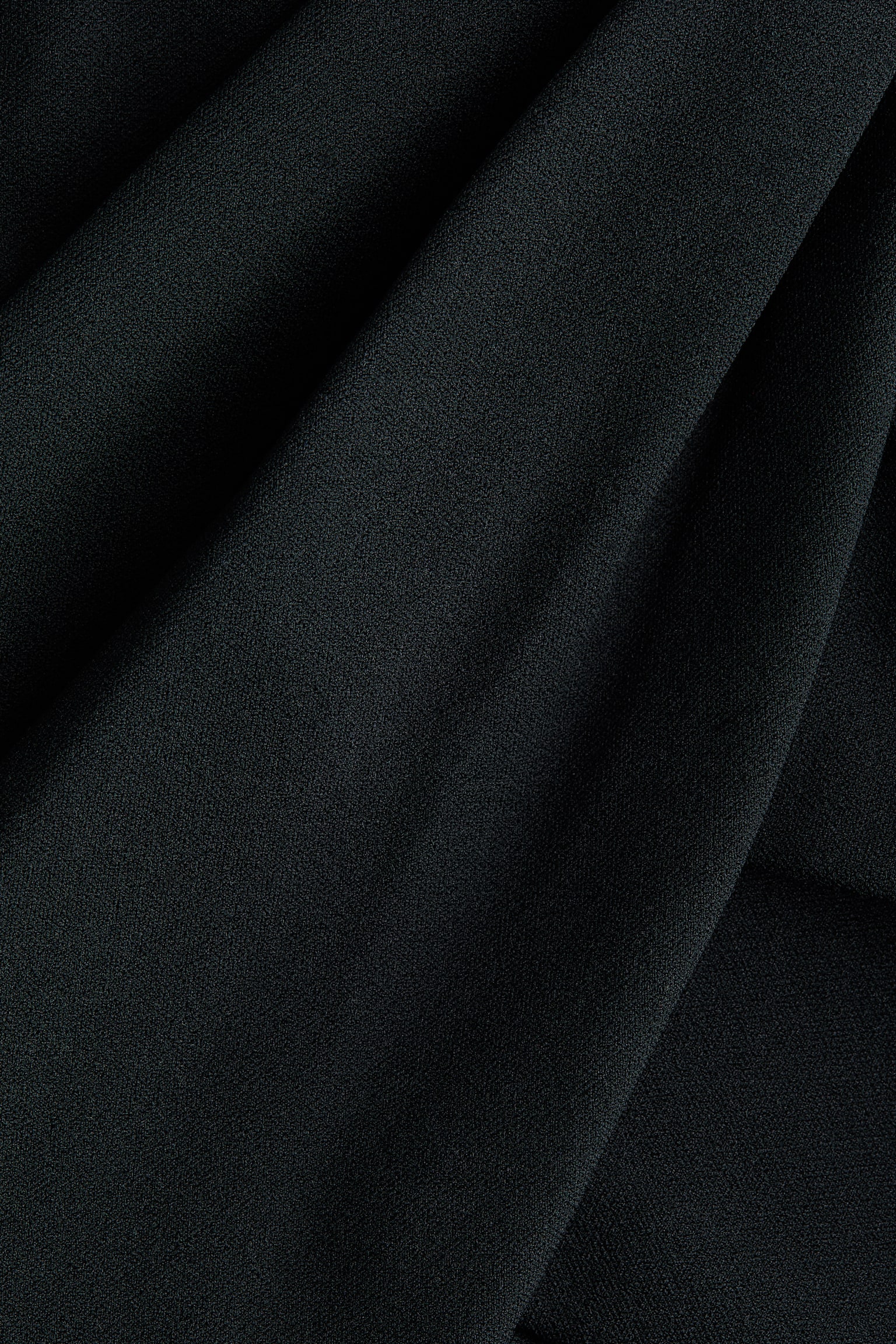 Draped interlock bandeau top - Black - 5