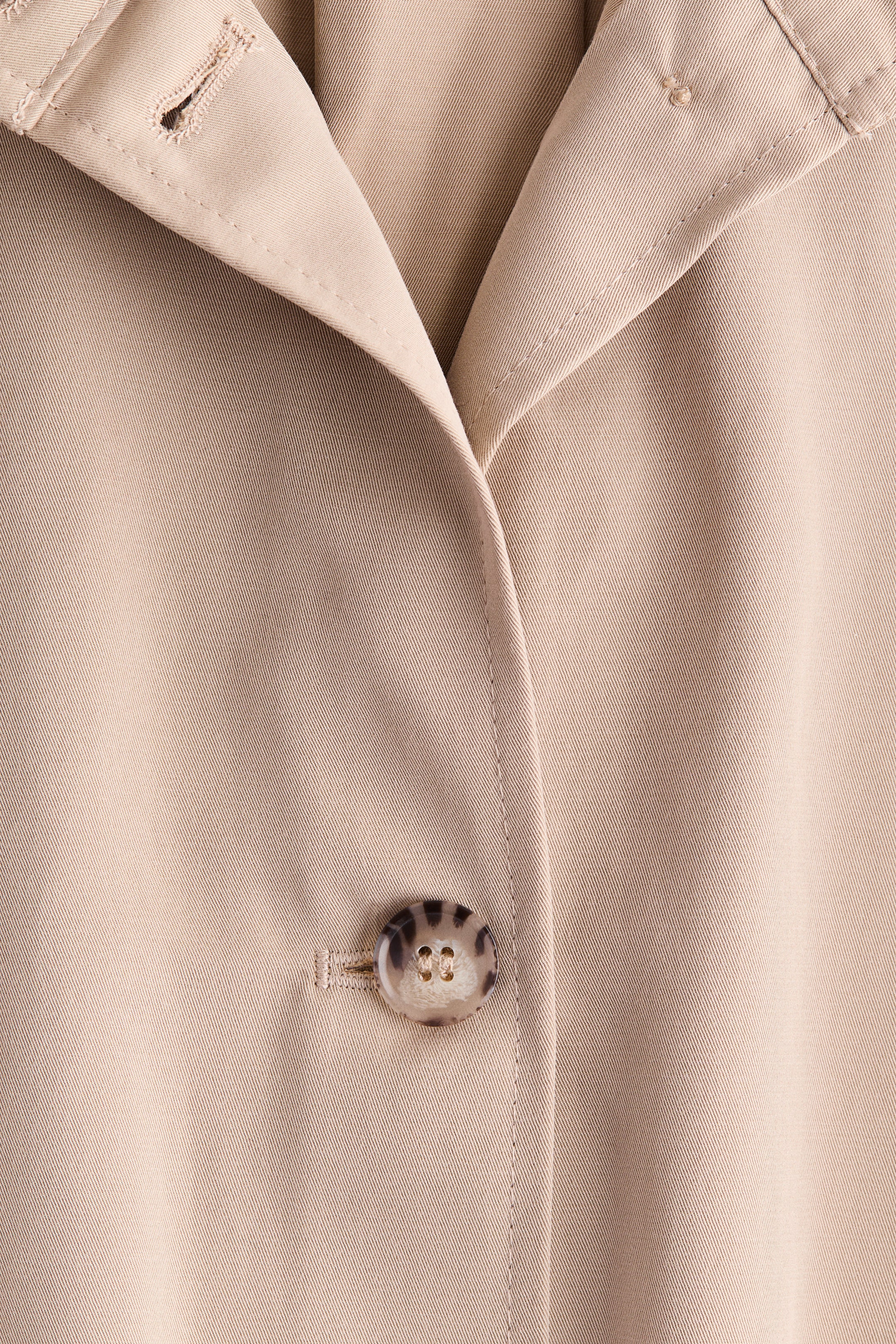 Oversized Funnel-Collar Jacket