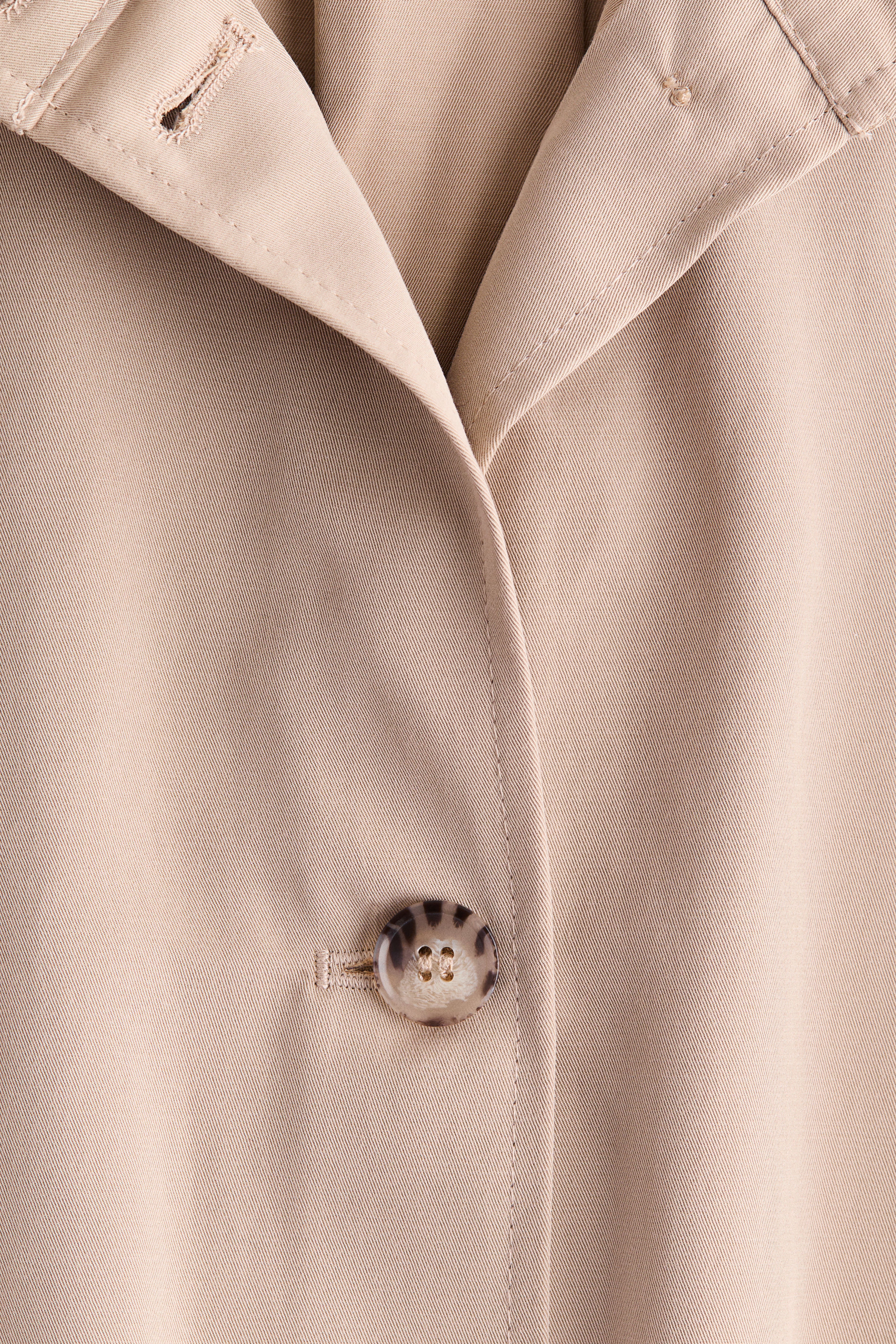 Oversized Funnel-Collar Jacket