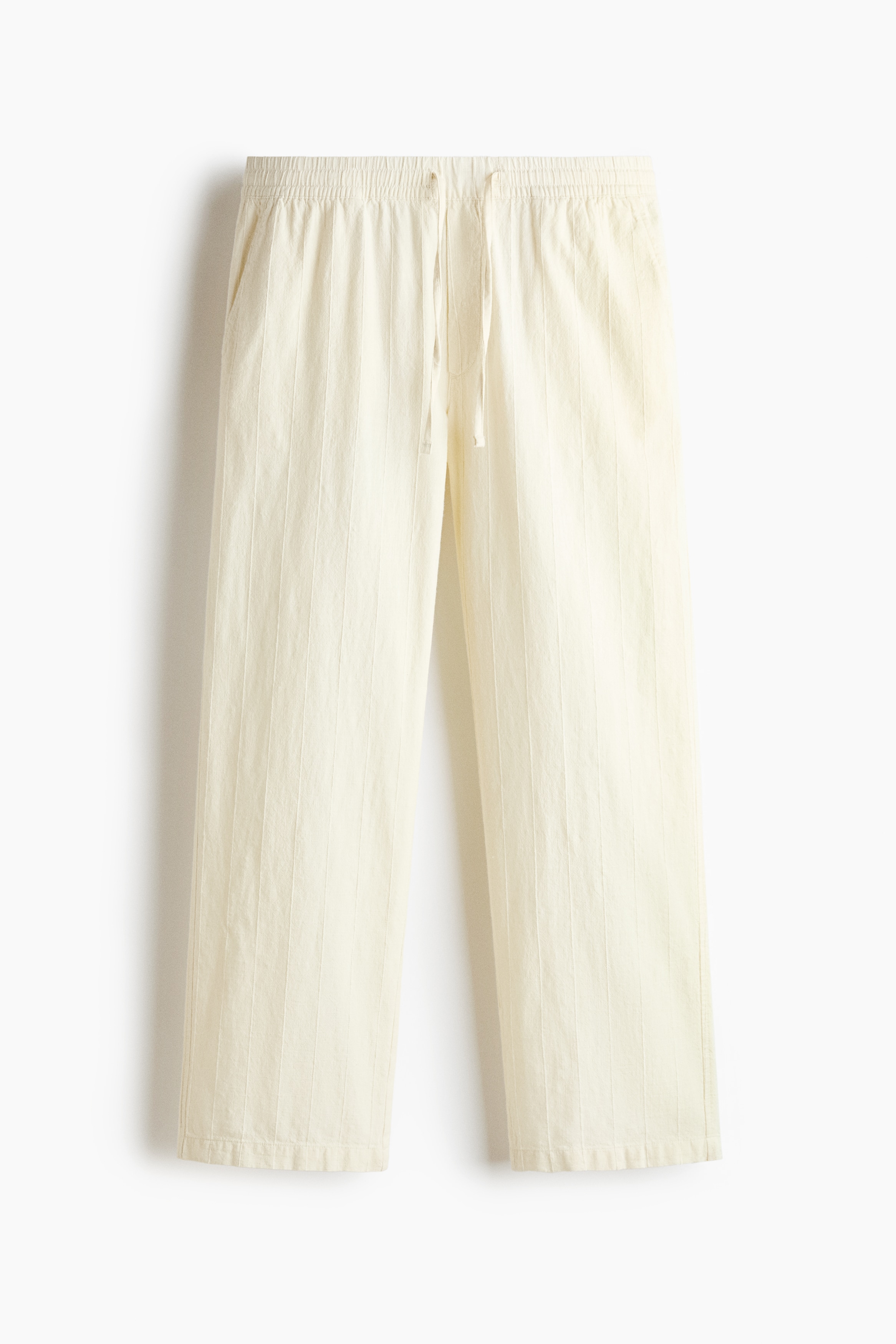 Relaxed Fit Cotton trousers - Cream/Khaki green/Dark brown/Navy blue