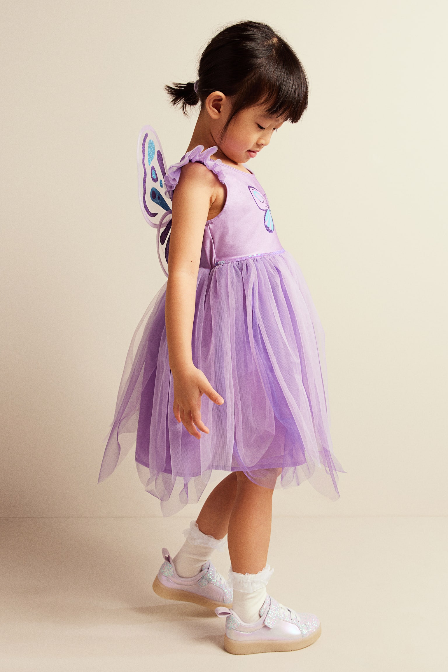 Tulle Skirt Fancy Dress Costume - Purple/Butterfly/Pink/Unicorn - 7