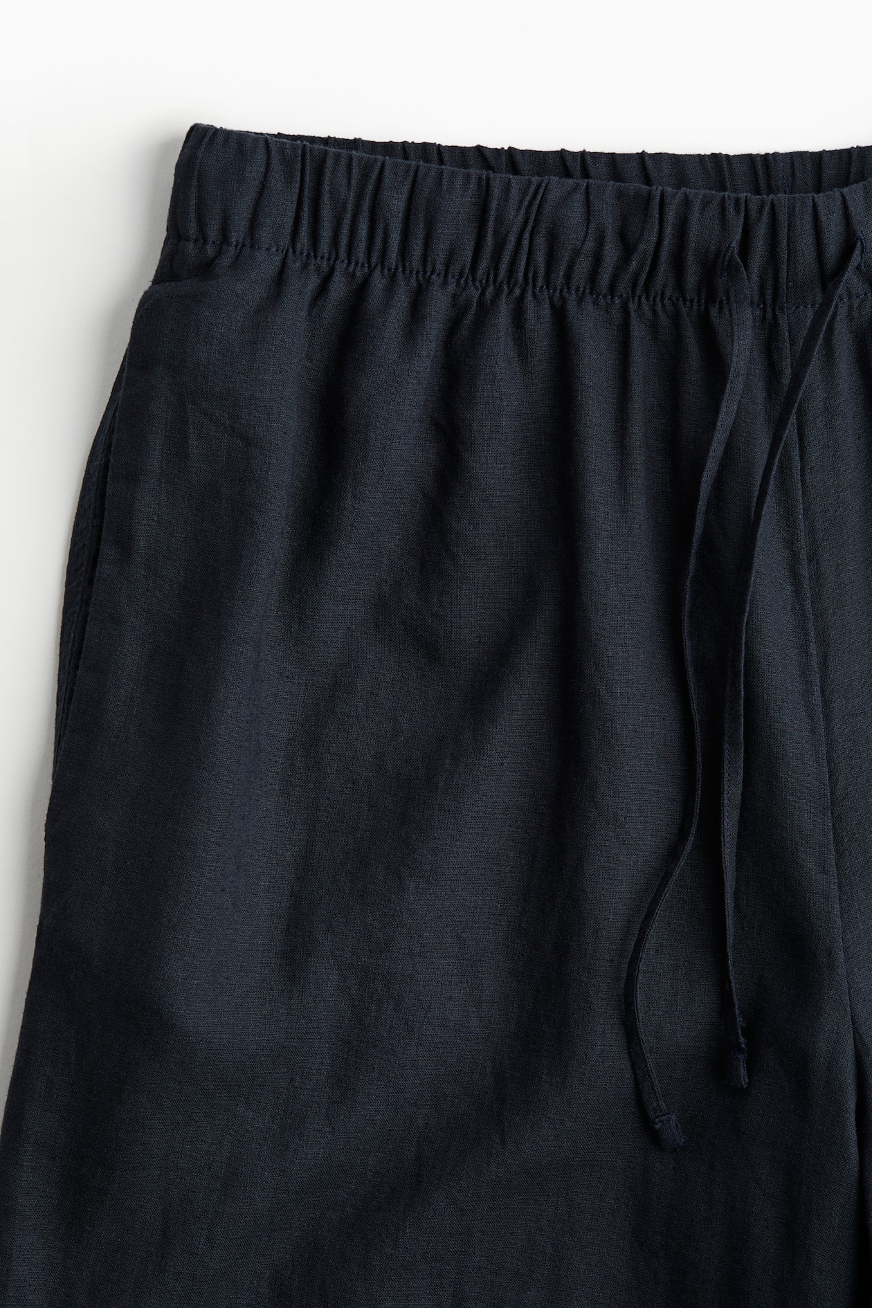 Wide-Leg Linen-Blend Pants - image 3