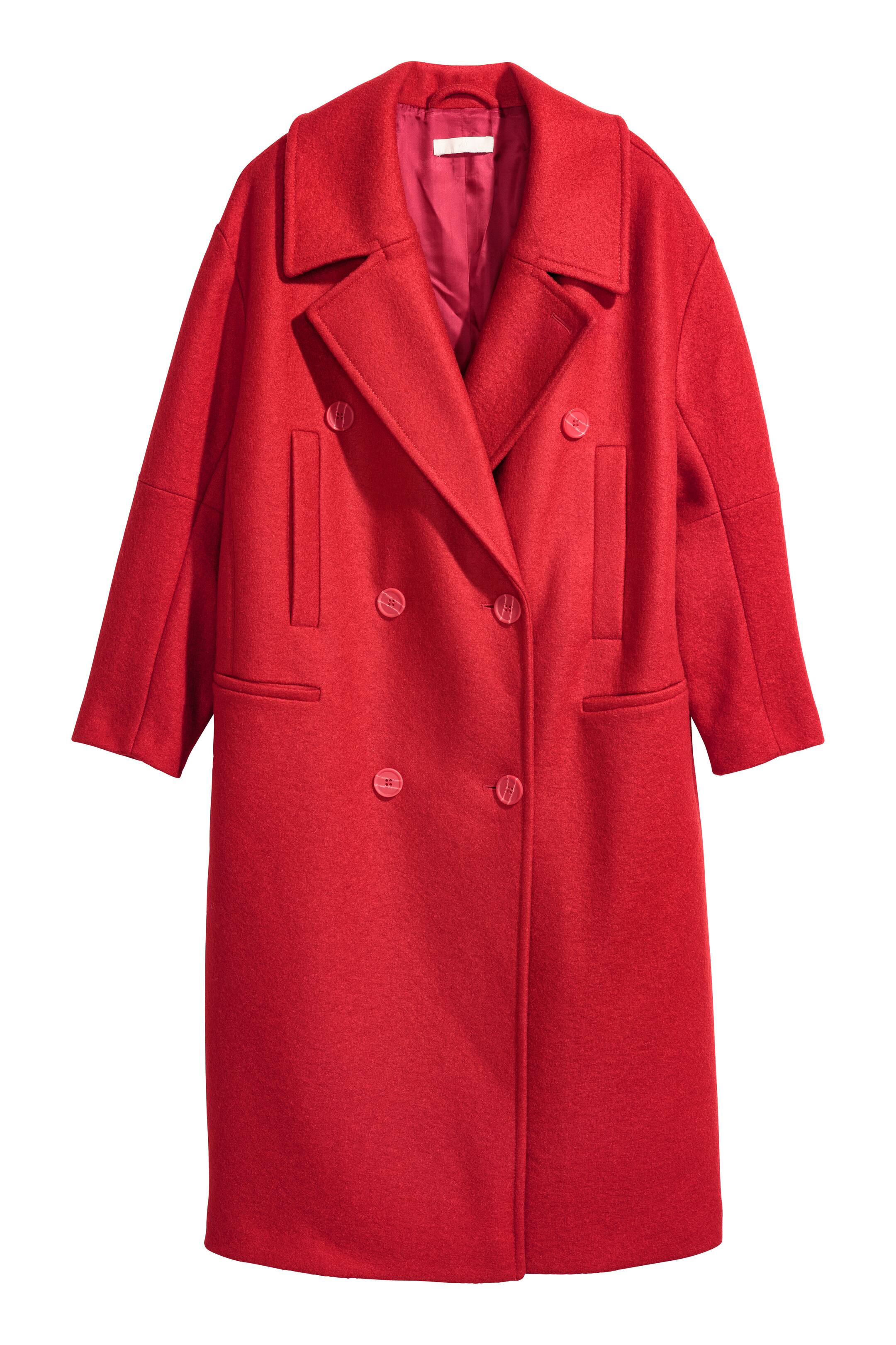 View larger image: Wool coat - Bright red - Ladies | H&M GB 1
