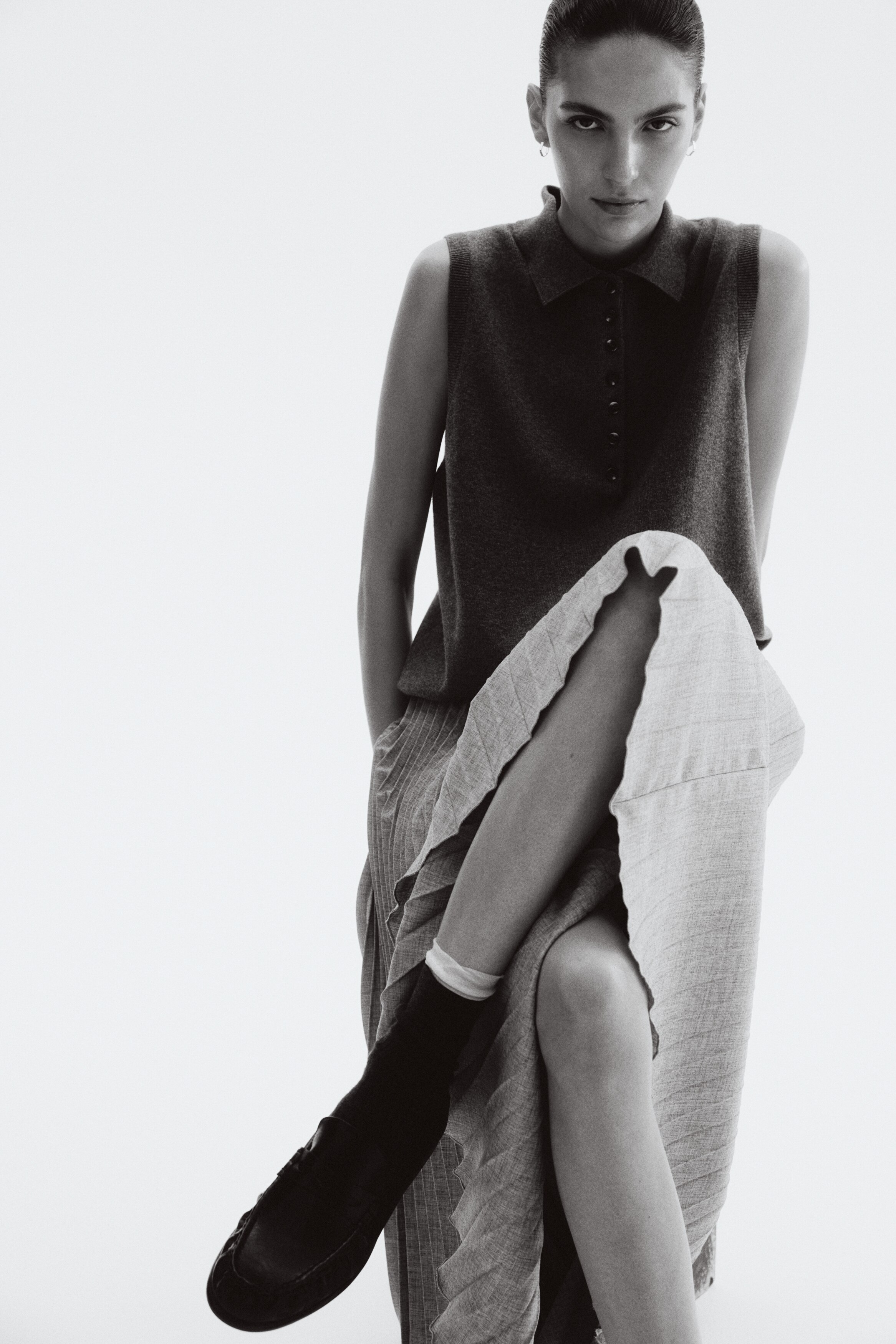 Pleated skirt