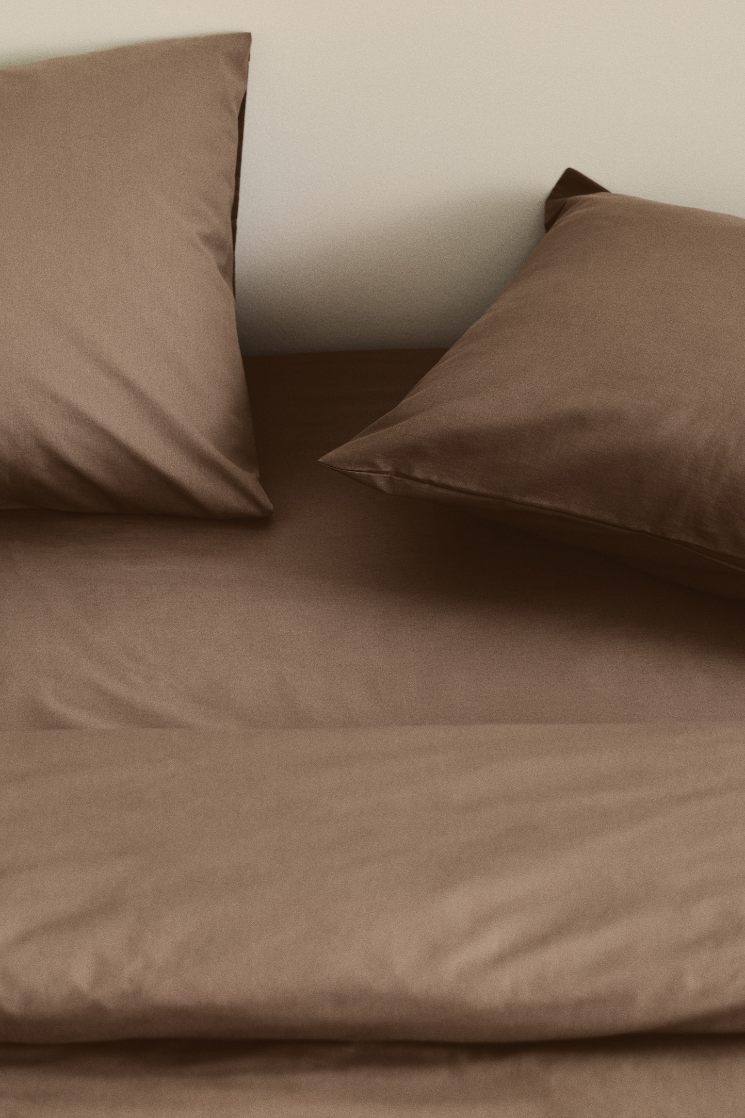 Cotton single duvet cover set - Mole/Dusty pink/Dusty blue/Light dusty pink/Sage green/Khaki green/White/Light yellow/Dark brown/Dark red/Light pink/Olive green/Grey/Orange/Brown/Greige/Old rose/Light beige/Light khaki green - 1