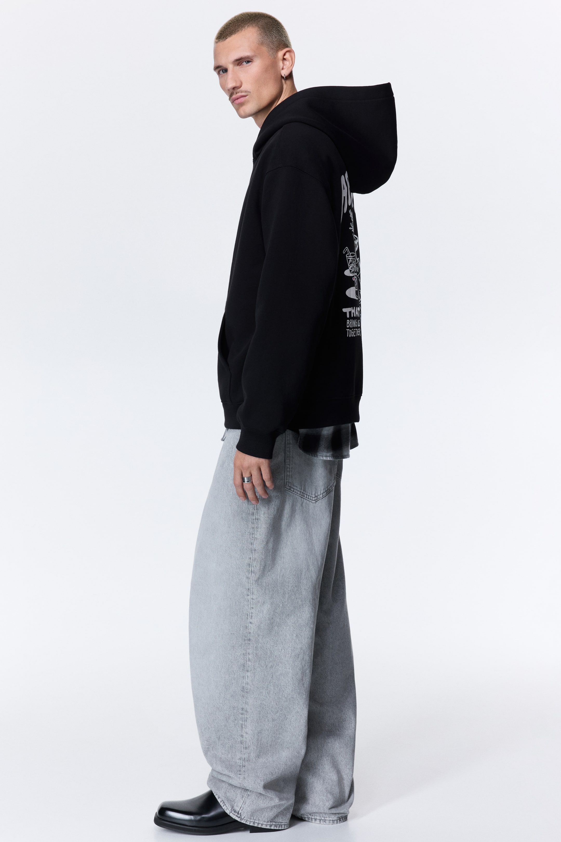 Agrandir l'image: Hoodie imprimé Relaxed Fit - Noir/Appetites - HOMME | H&M CH 4