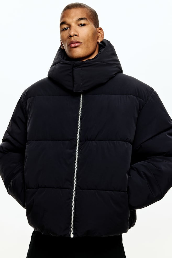 Wasserabweisende Pufferjacke - Dunkelblau - 1