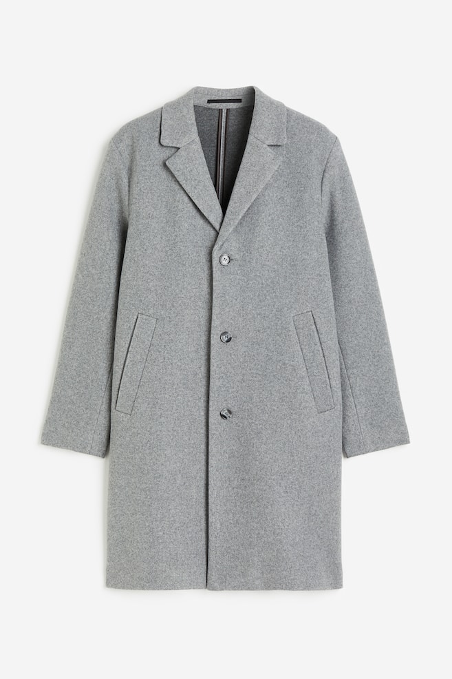 Wool-blend coat - Grey/Black/Brown/Dark blue - 1