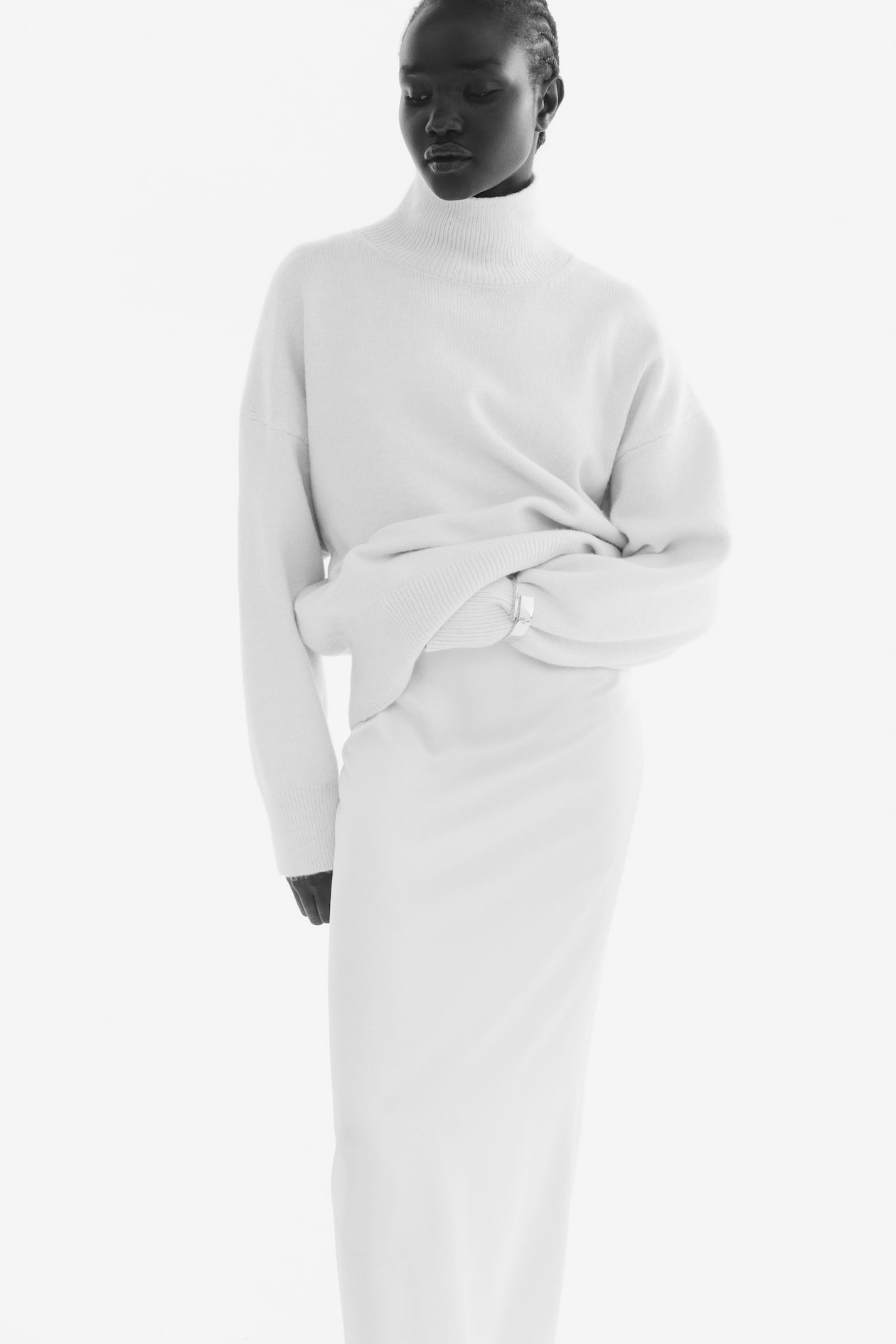 Oversized Mock-Turtleneck Sweater - image 4