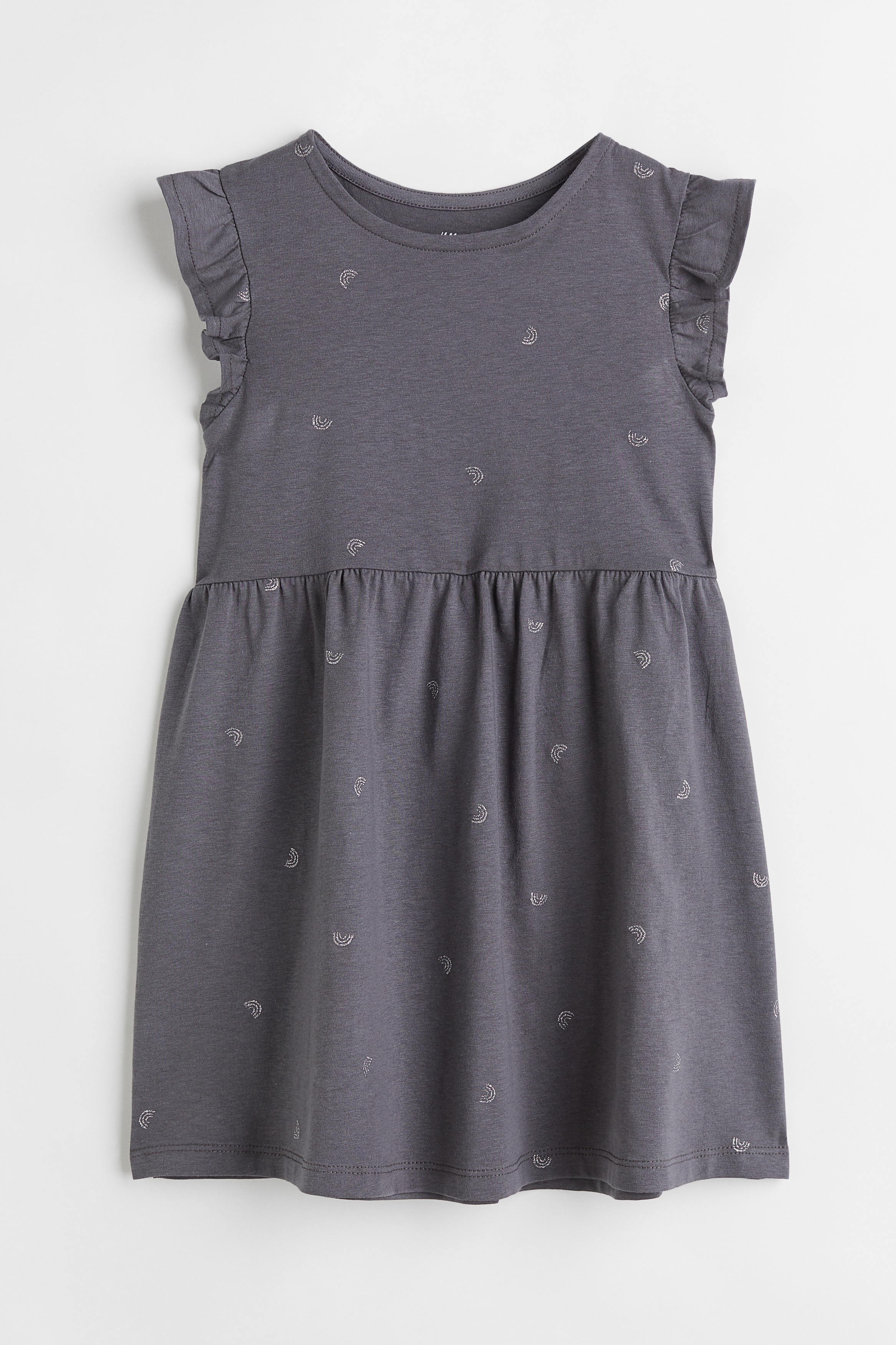 cotton jersey dress h&m H&M Ribbed Jersey Dress