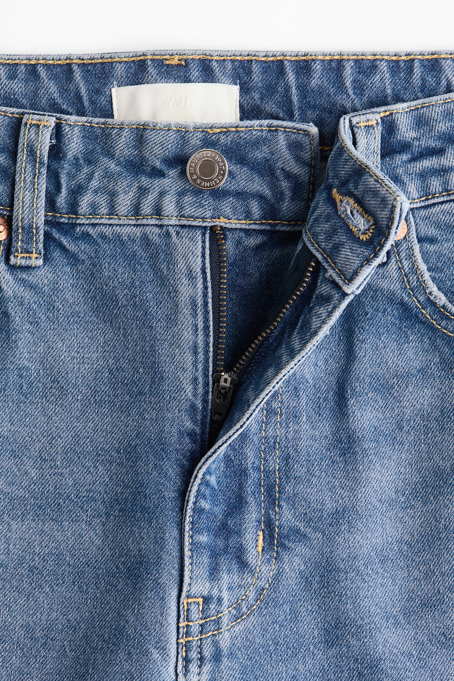 Mom Slim-Fit High-Waist Ankle Jeans - Denim blue/Denim blue/Dark denim gray/White/Light denim blue/Black/Dark denim blue/Dark denim blue/Dark denim blue/Light denim blue/Denim blue/Denim blue/Cream - 2