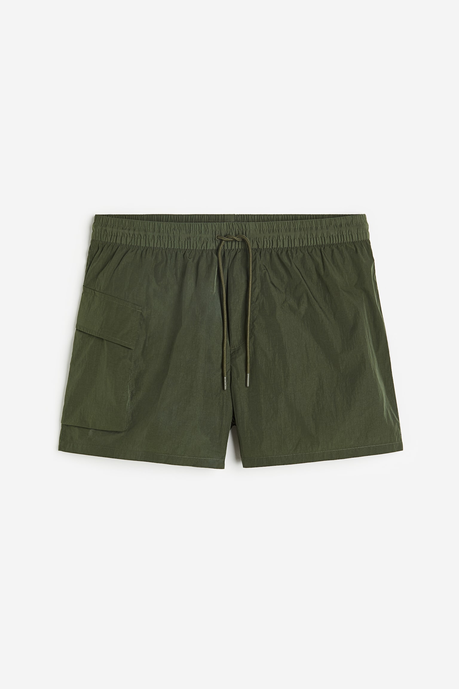 Leg Pocket Boardshorts - Dark khaki green/Black/Khaki green - 1