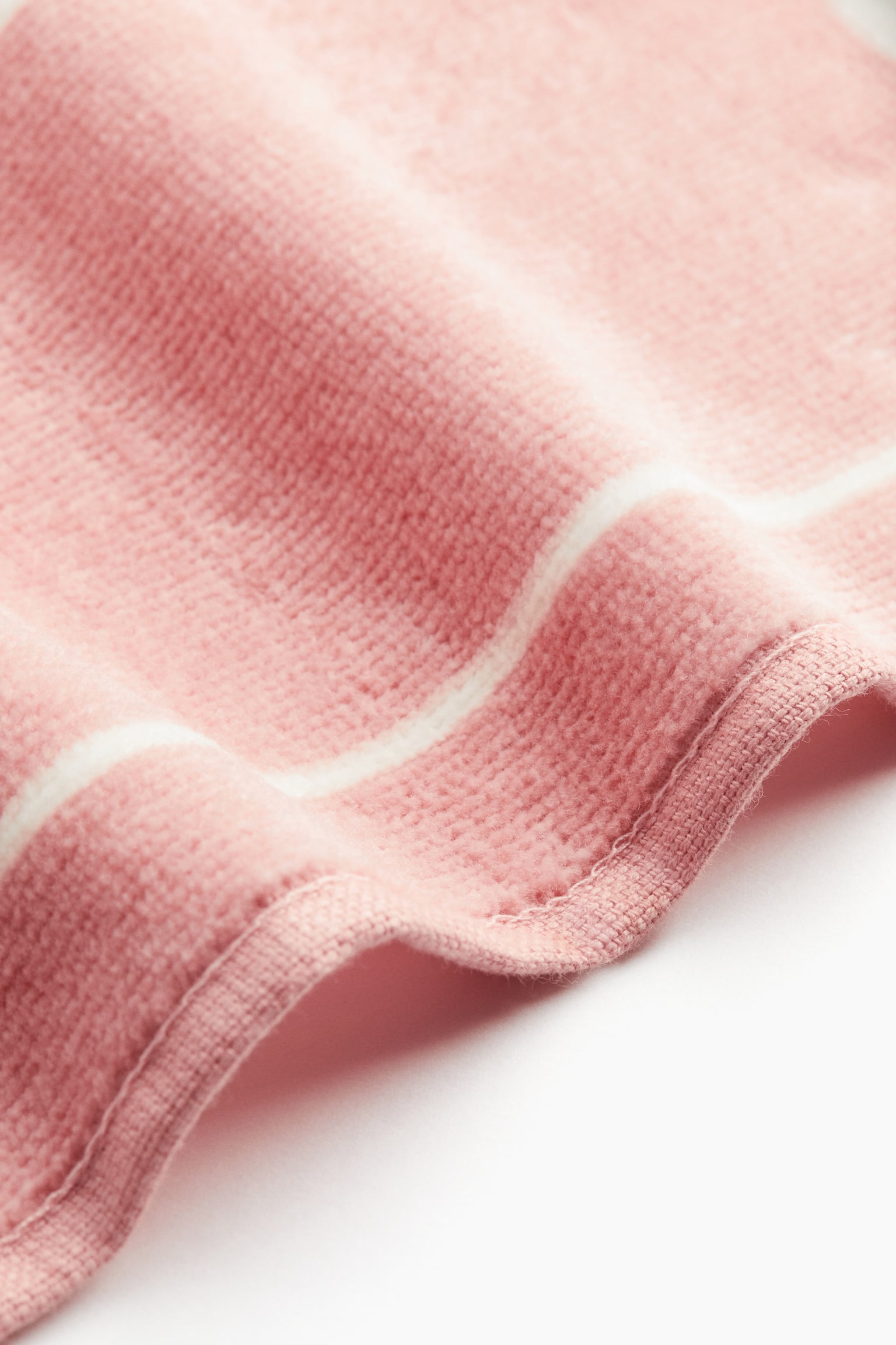 Motif-detail velour guest towel - Pink/Here We Glow/White/Here We Glow - 4