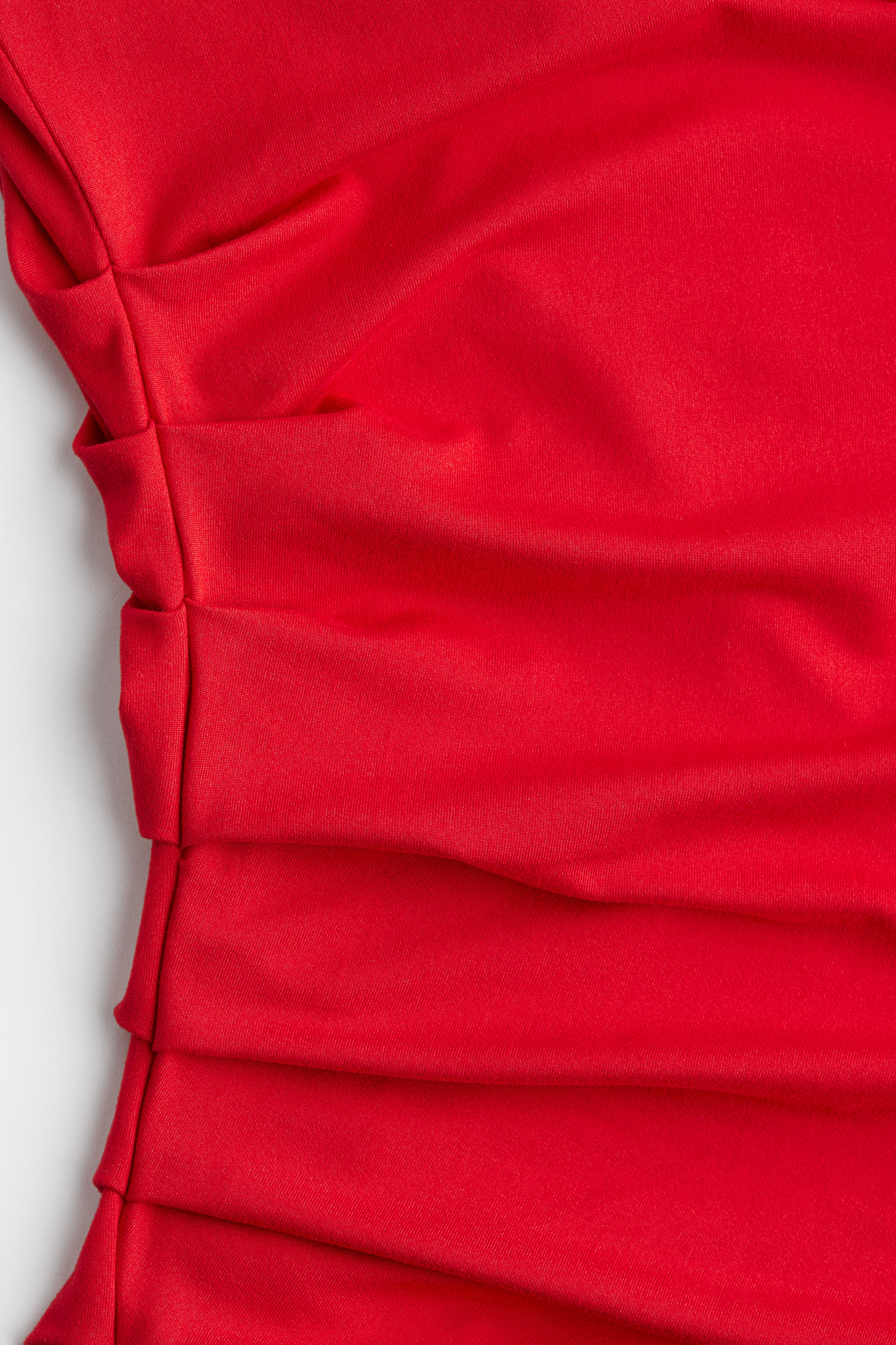 Women's Red Draped Bodycon Dress | H&M US Women's Red Draped Bodycon Dress | H&M US