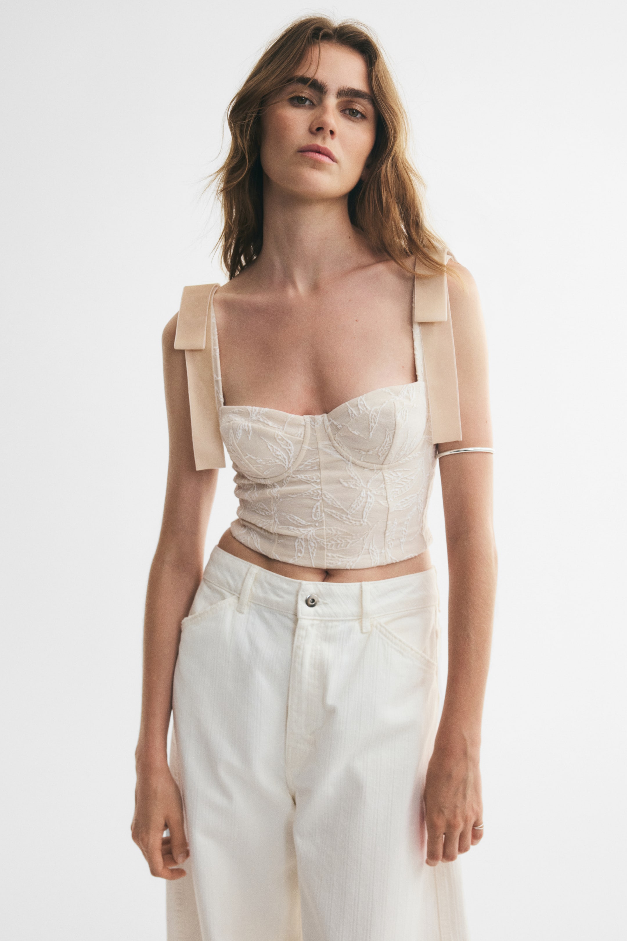 Haut bustier avec boucles
