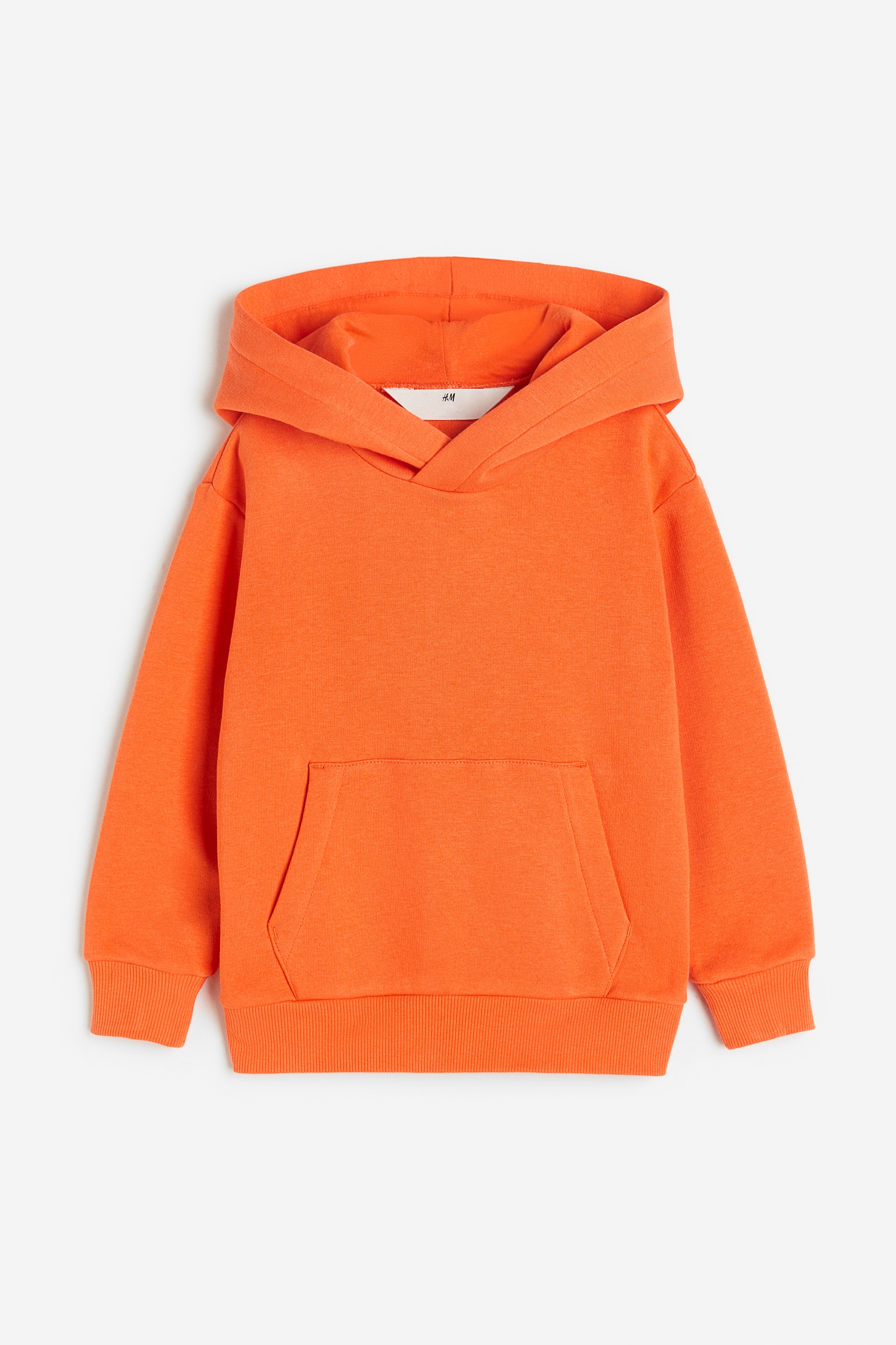 Áo hoodie có mặt trái chải xù - Màu cam/Màu xanh dương/Kẻ/Màu đen - 1