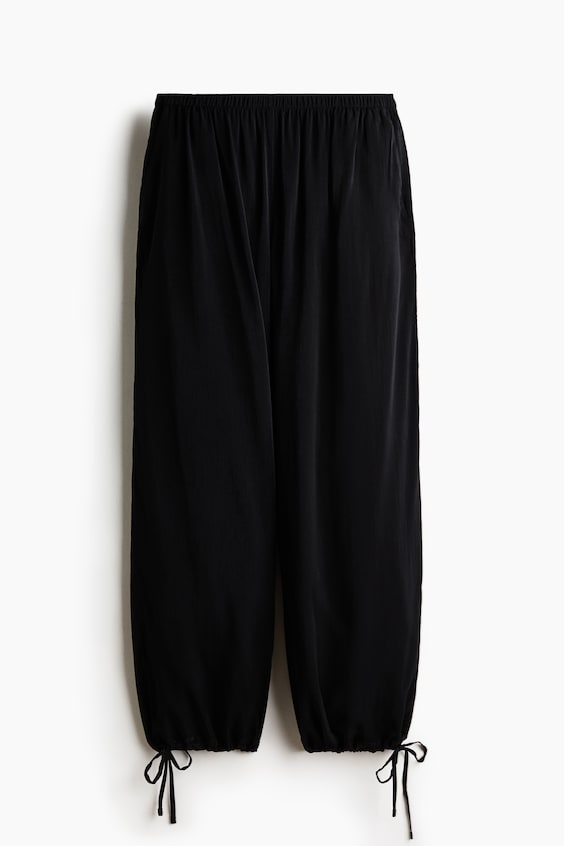 Женские брюки H&M Drawstring-Detail Balloon-Leg Pants