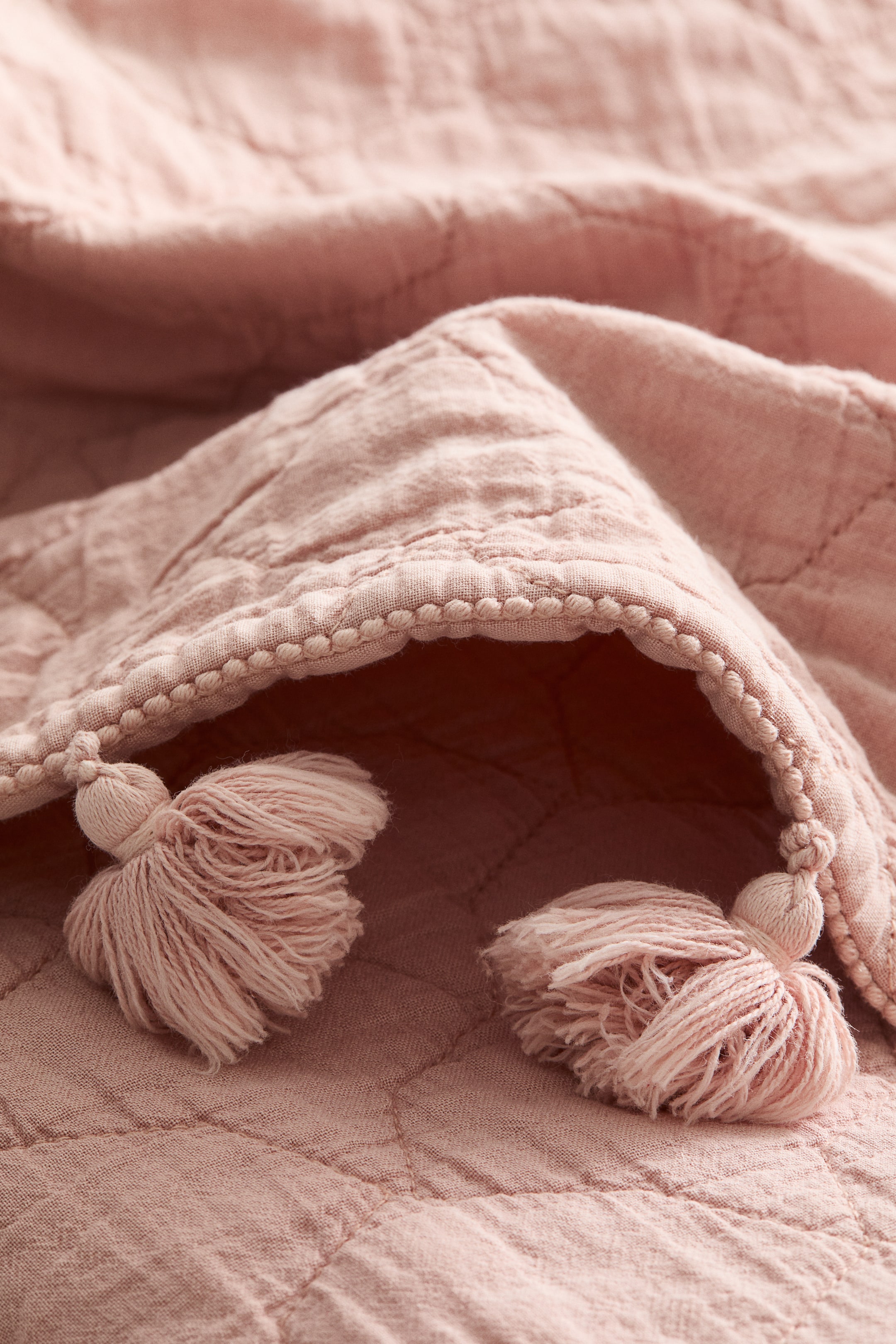 Jeté de lit matelassé en coton
