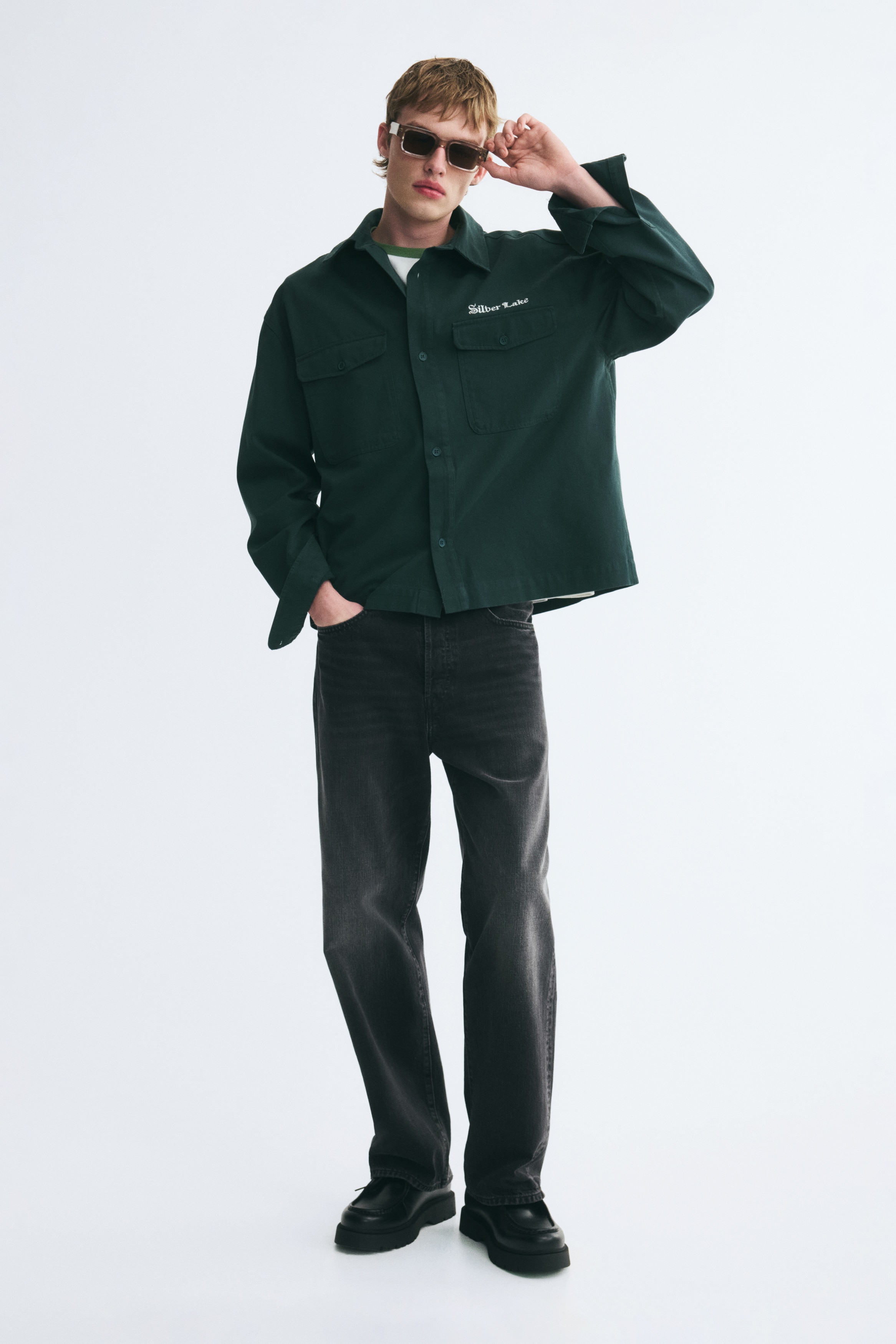 メンズ グリーンコート・ジャケット | カーキ 他 | H&M JP