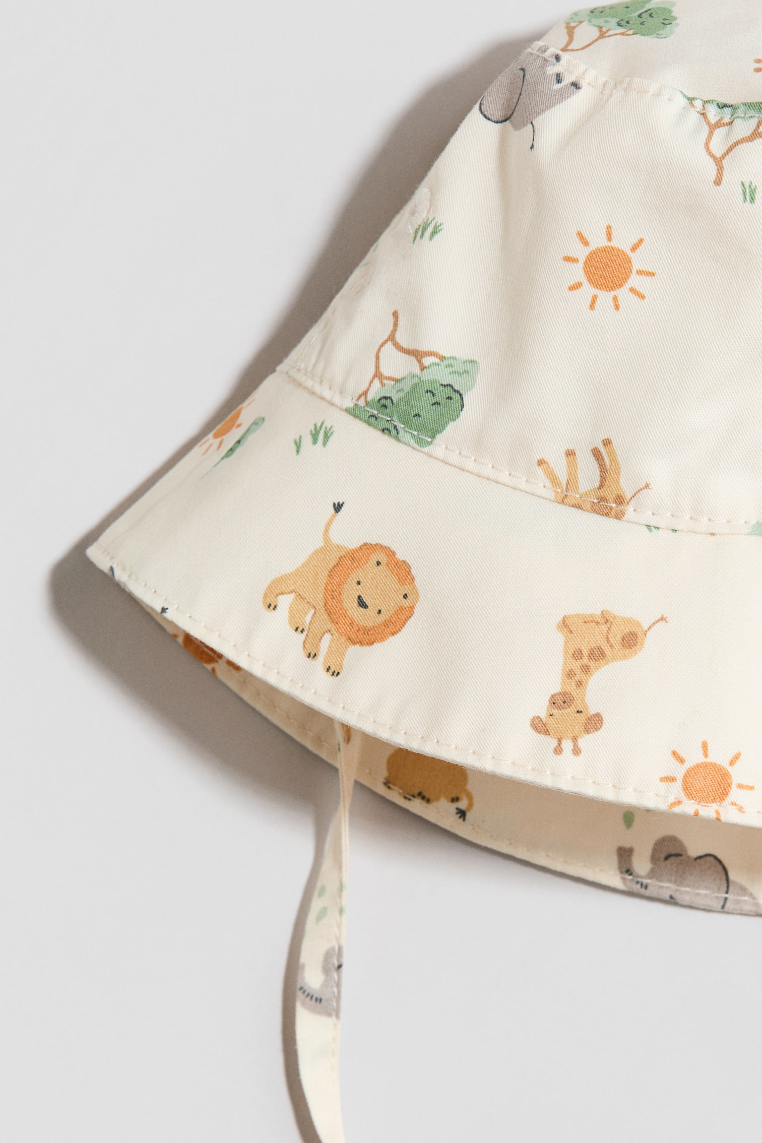 Sun hat - Light beige/Animals/Blue/Striped/Light blue/Beige striped/Cream - 2