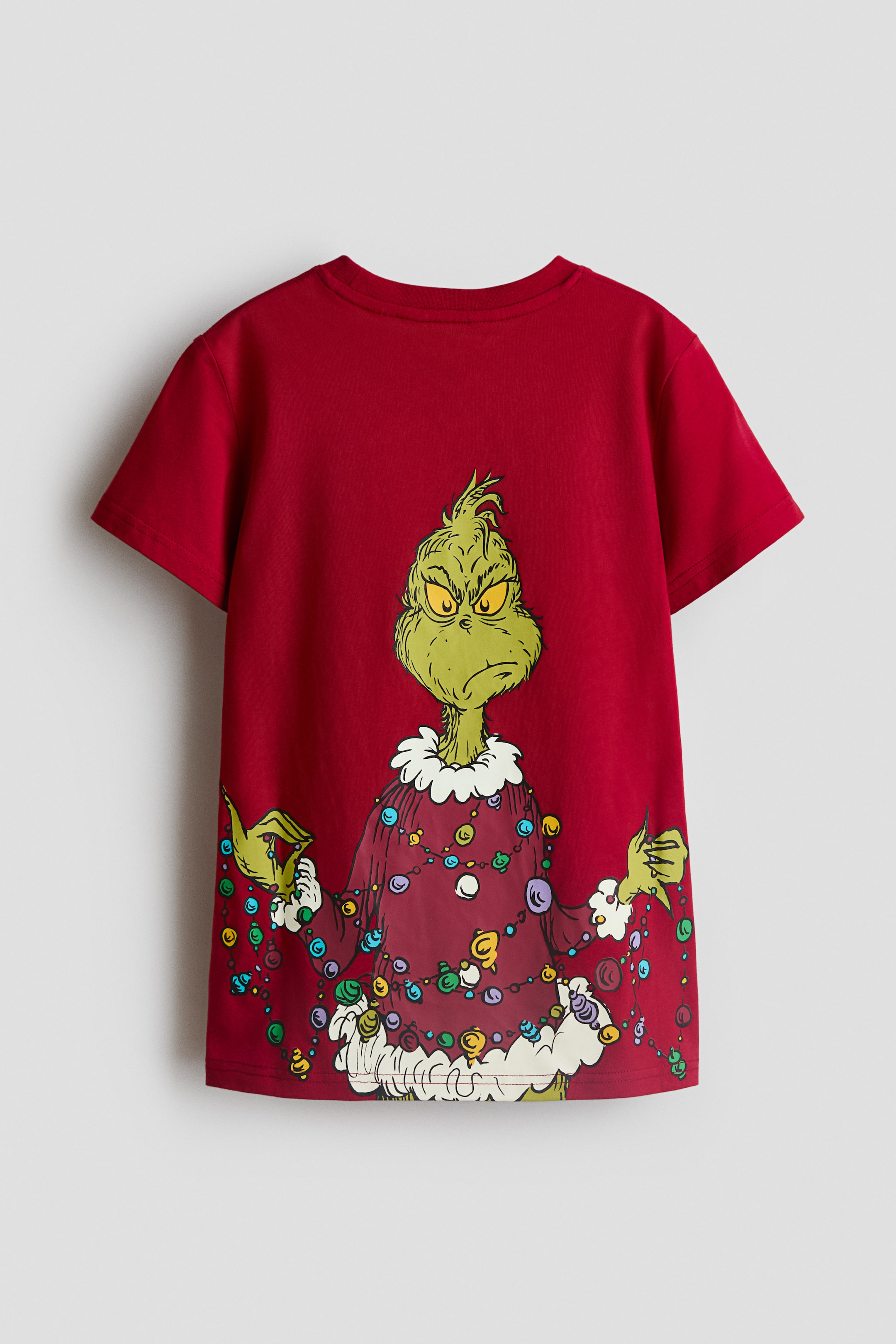 View larger image: Printed T-shirt - Red/The Grinch - Kids | H&M HK 2