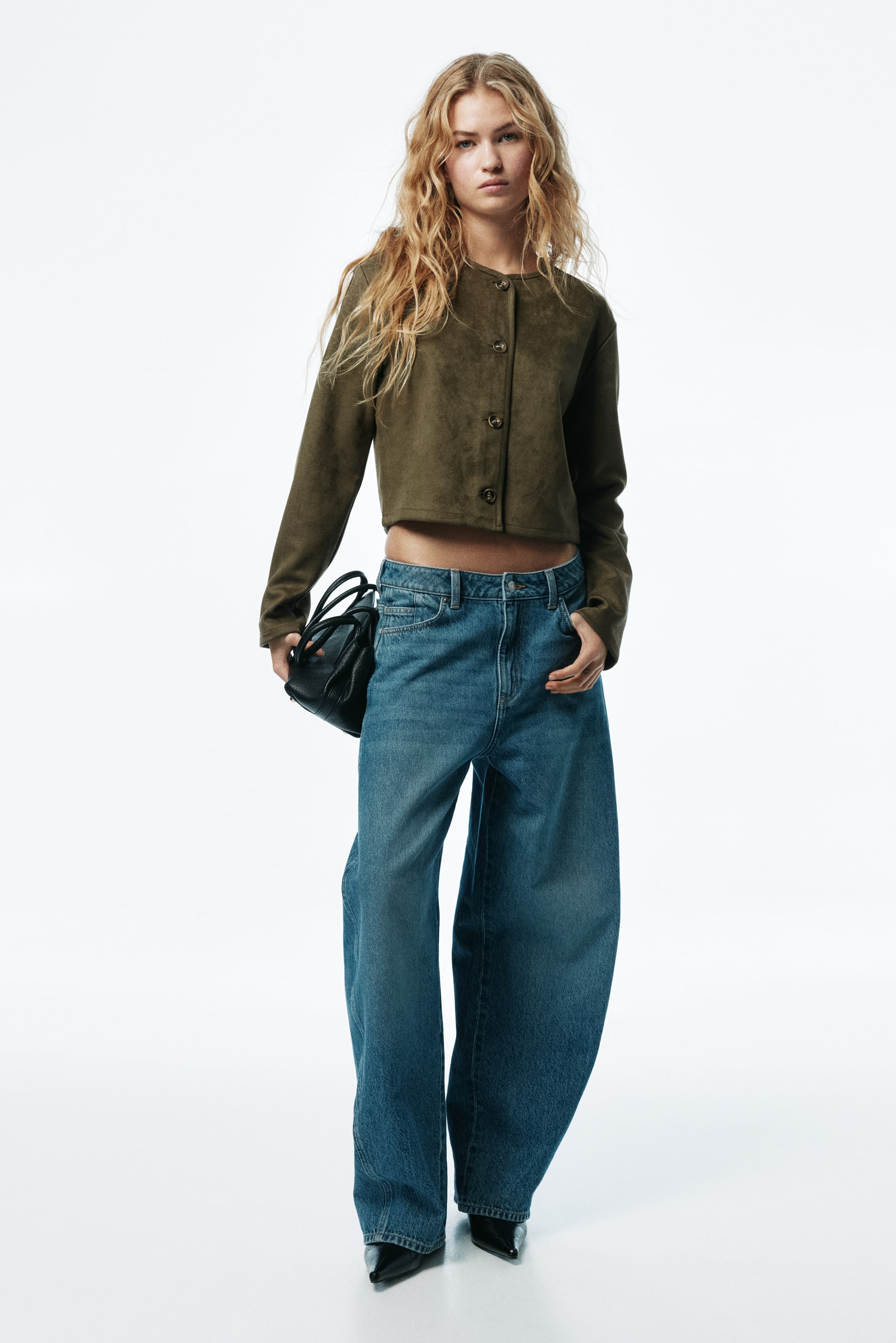 View larger image: Cardigan - Dark khaki green - Ladies | H&M IN 1