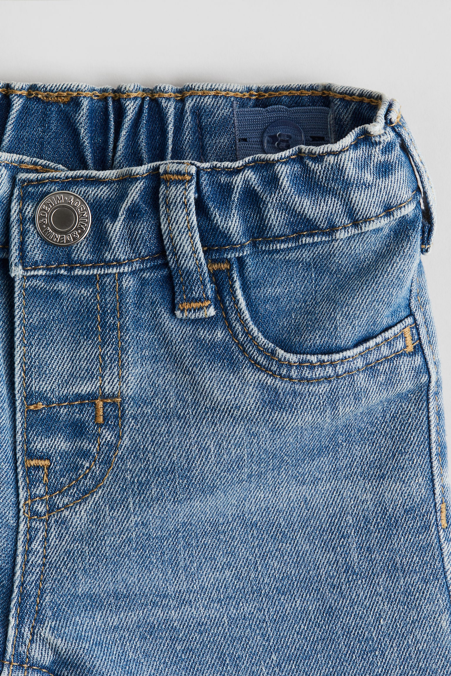 Heart-pocket jeans - Denim blue/Light grey/Light denim blue - 3