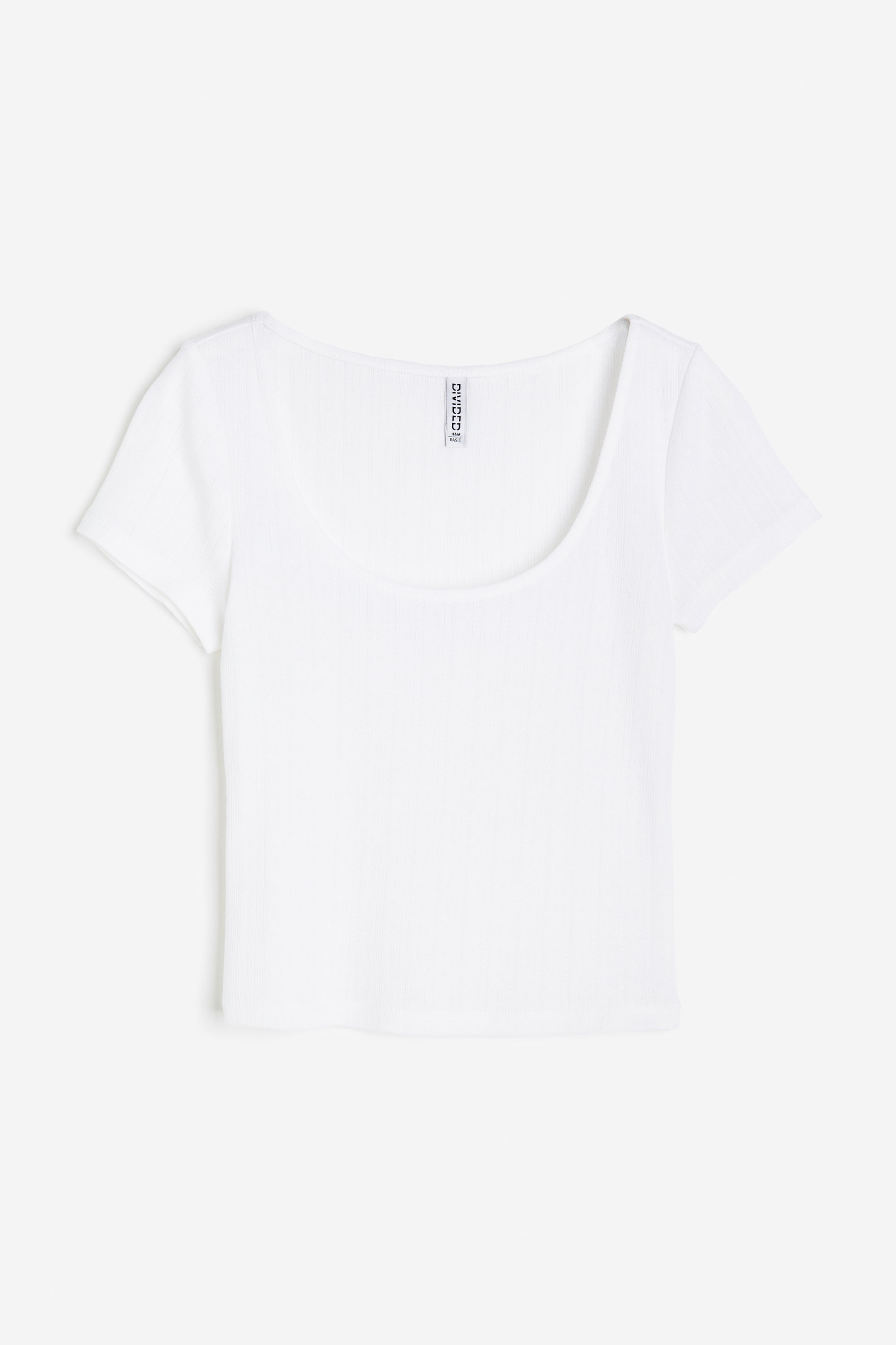 Pointelle Jersey Top