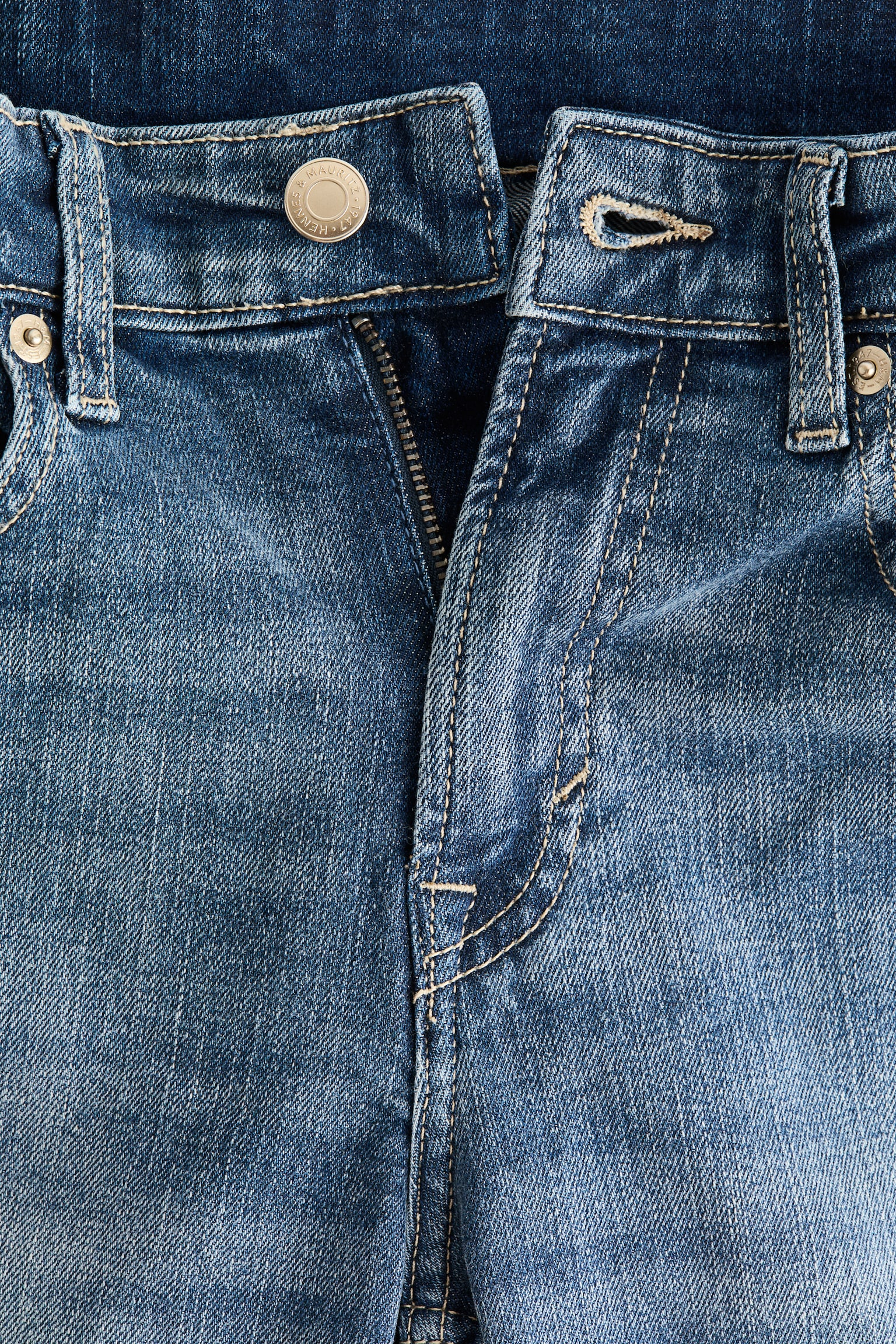 Bootcut Regular Jeans - Albastru-denim prăfuit/Negru/Albastru-denim/Albastru-denim închis - 3