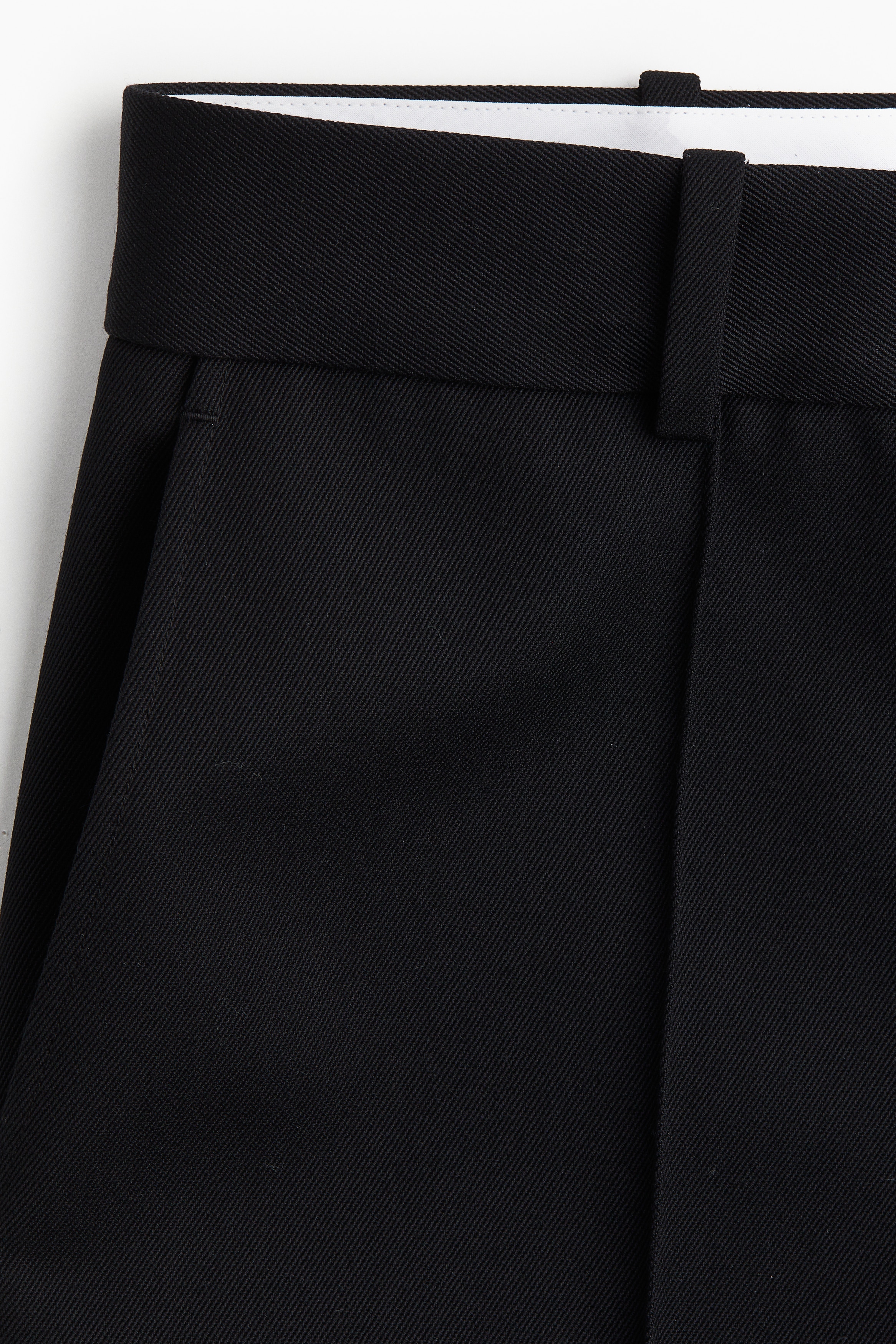 Tailored wool trousers