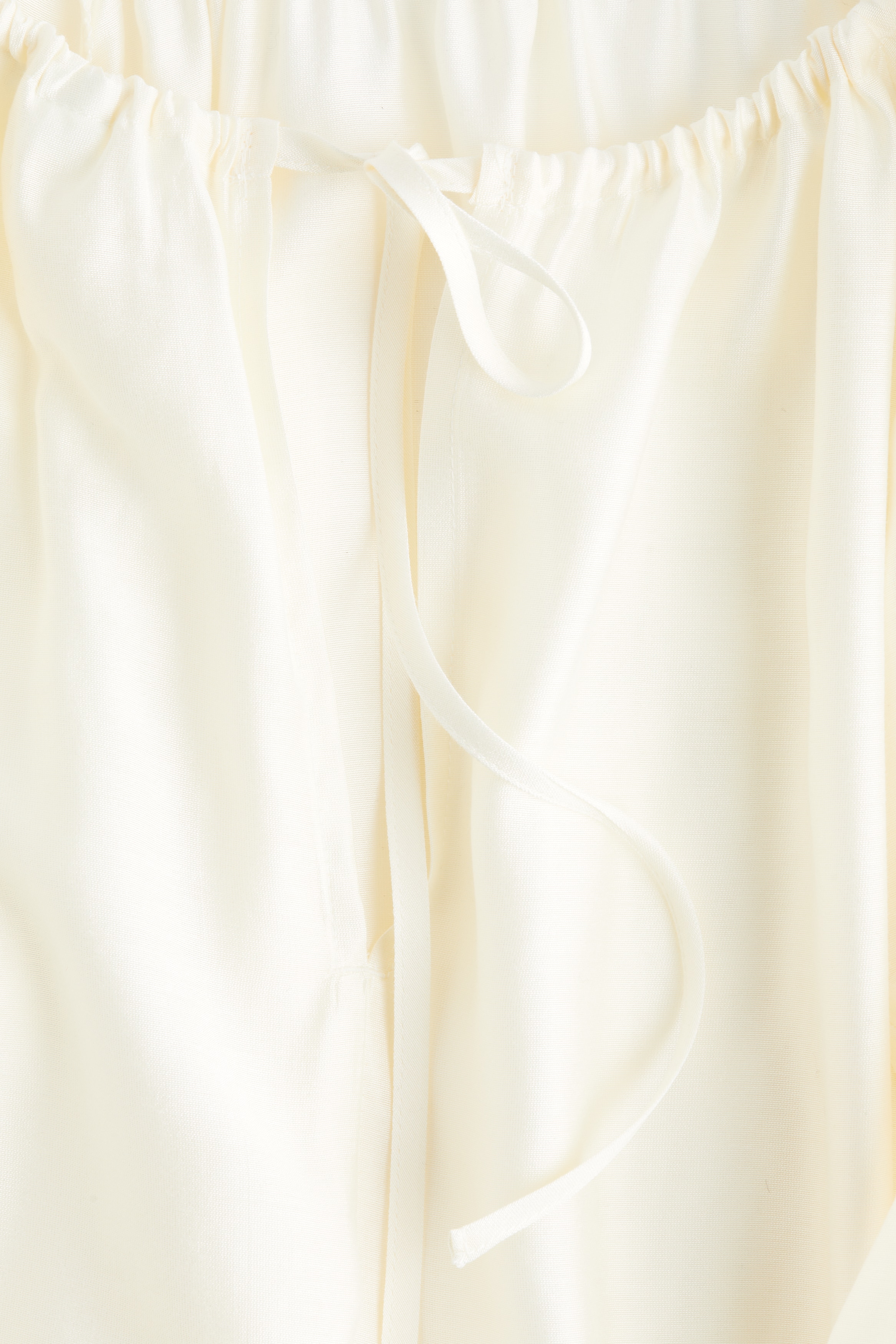 Drawstring-detail blouse